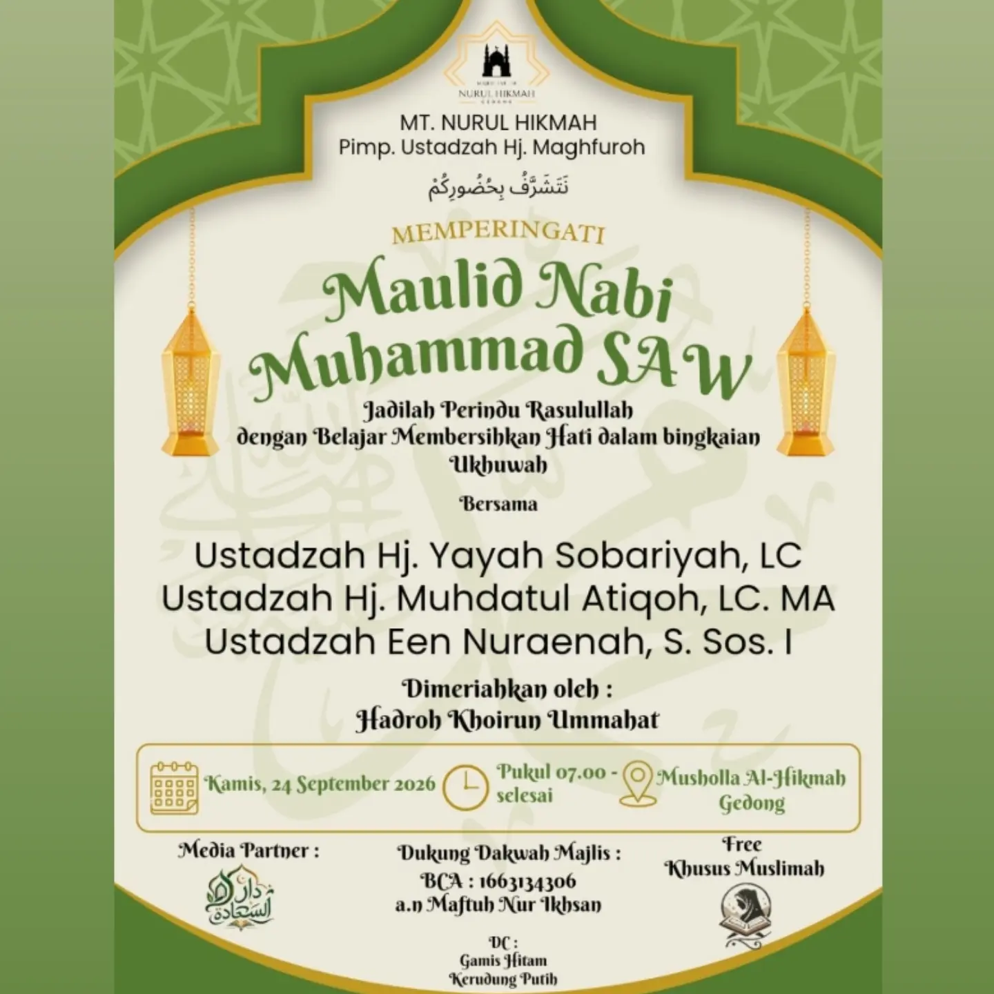 Maulid Nabi Muhammad SAW