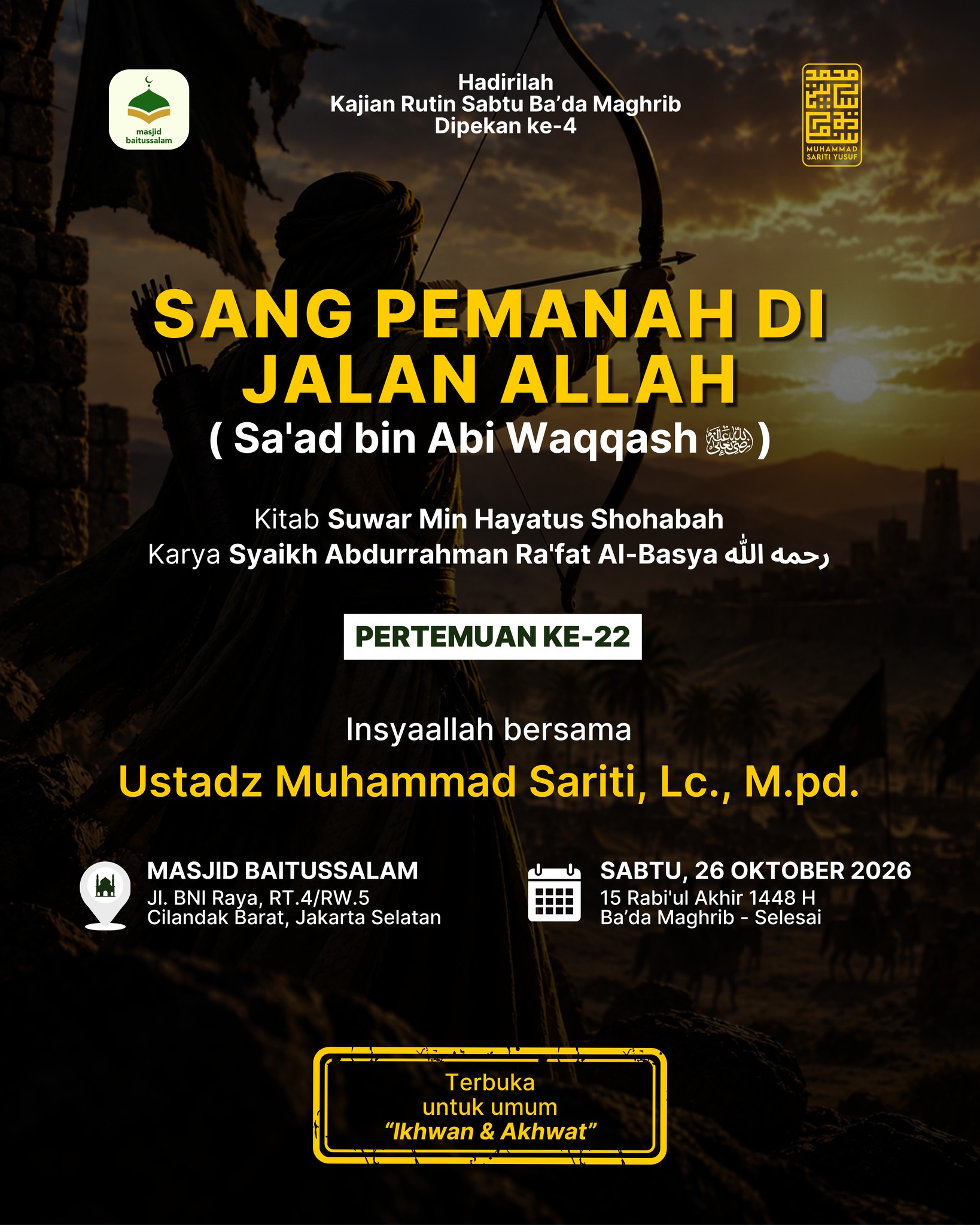 Sang Pemanah di Jalan Allah