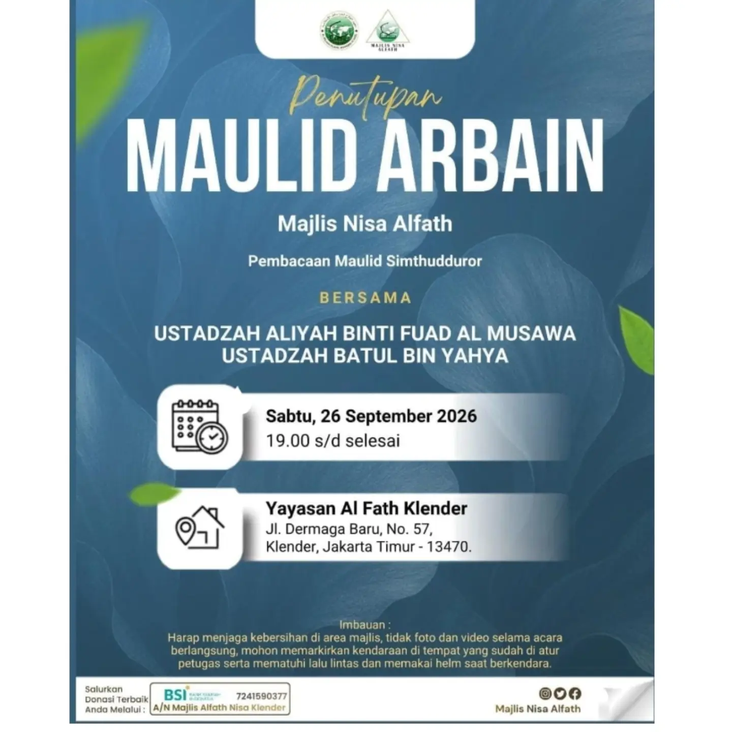 Penutupan Maulid Arba'in