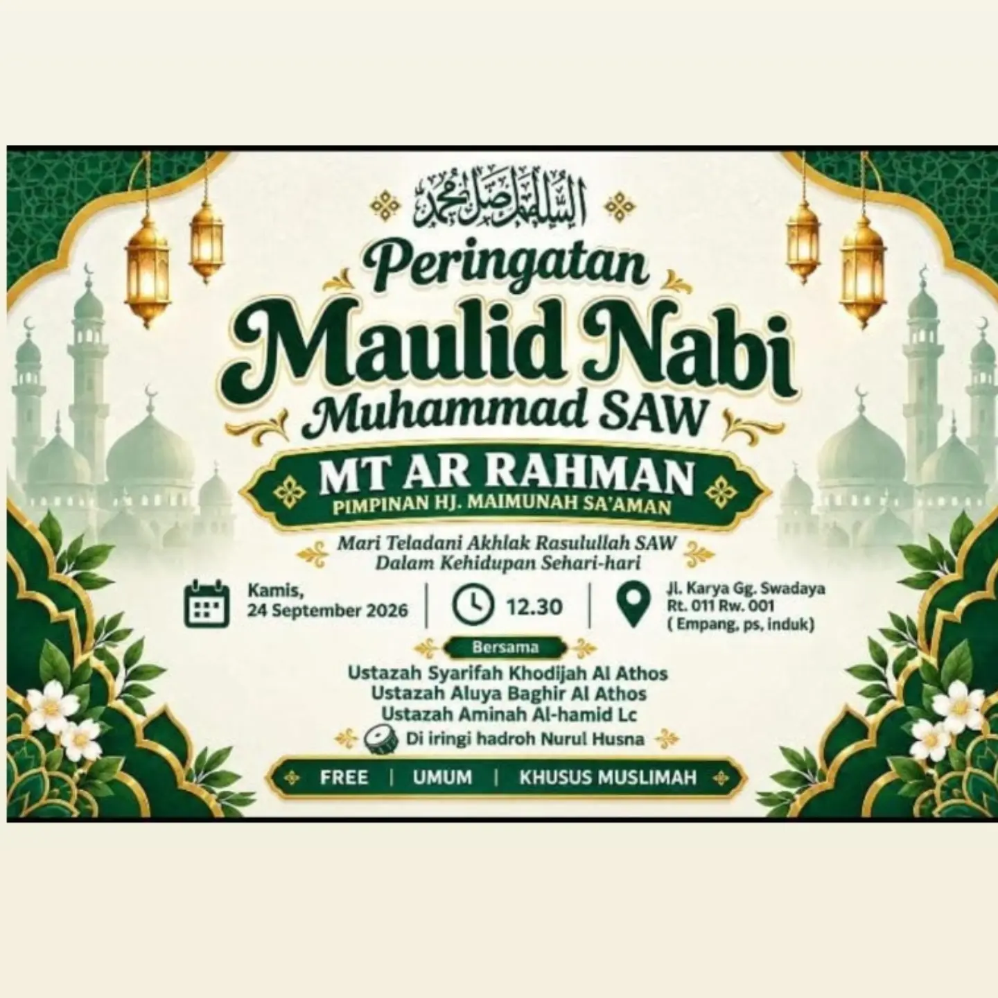 Maulid Nabi Muhammad SAW