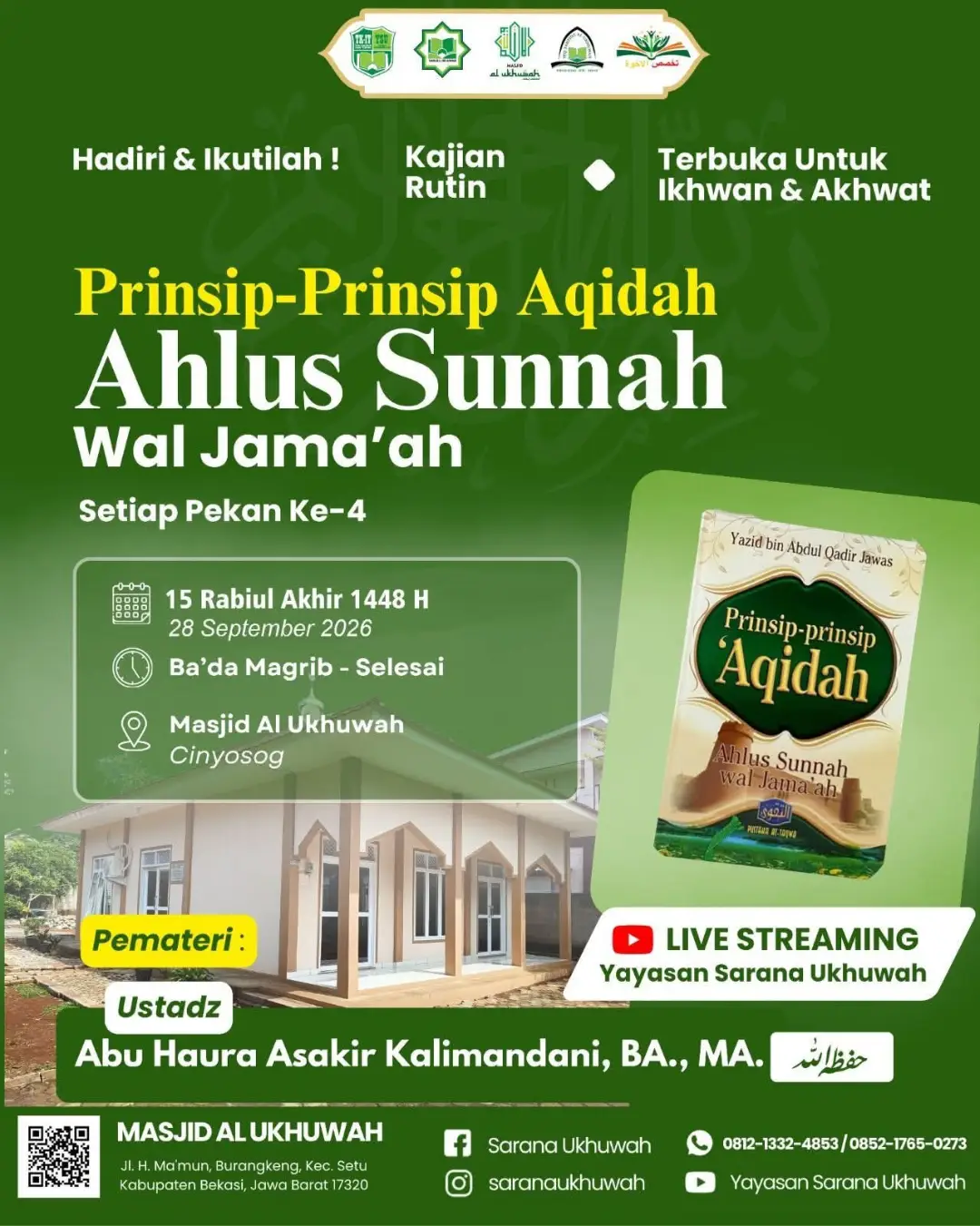 Prinsip-Prinsip Aqidah Ahlus Sunnah Wal Jama'ah