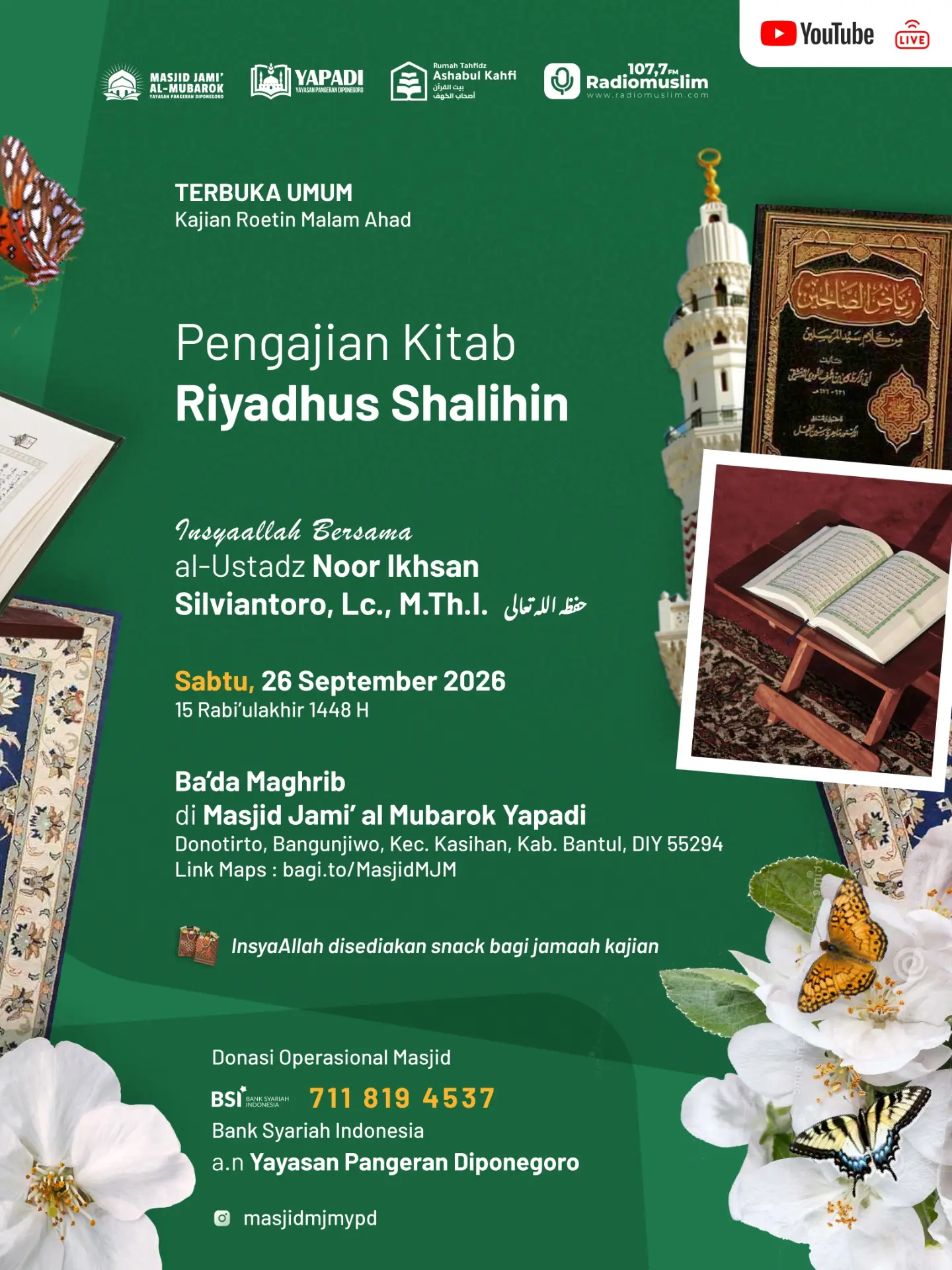 Pengajian Kitab Riyadhus Shalihin