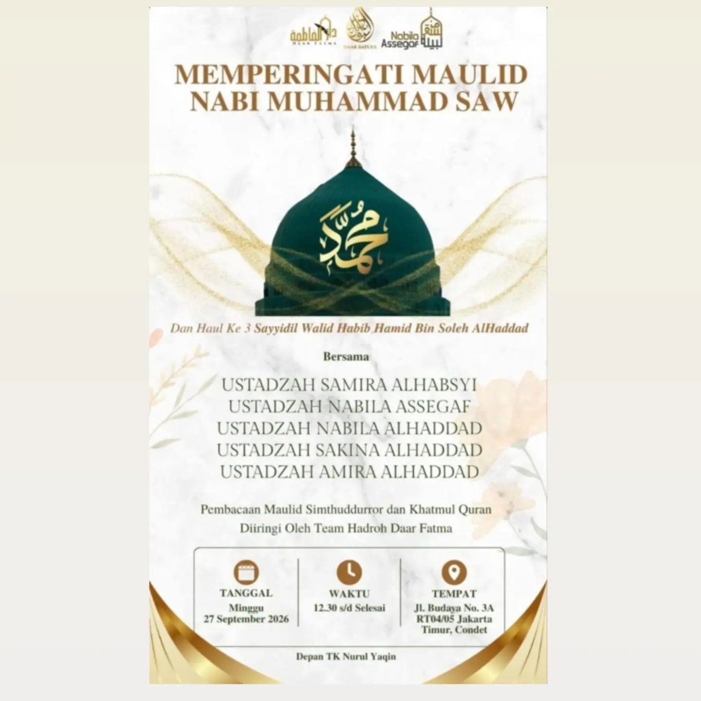 Memperingati Maulid Nabi Muhammad SAW