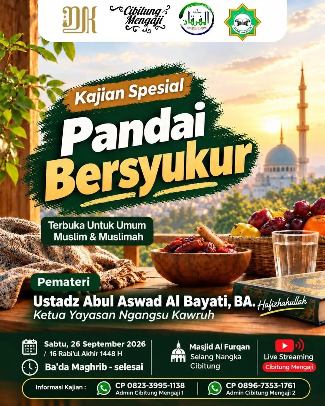Kajian Spesial Pandai Bersyukur