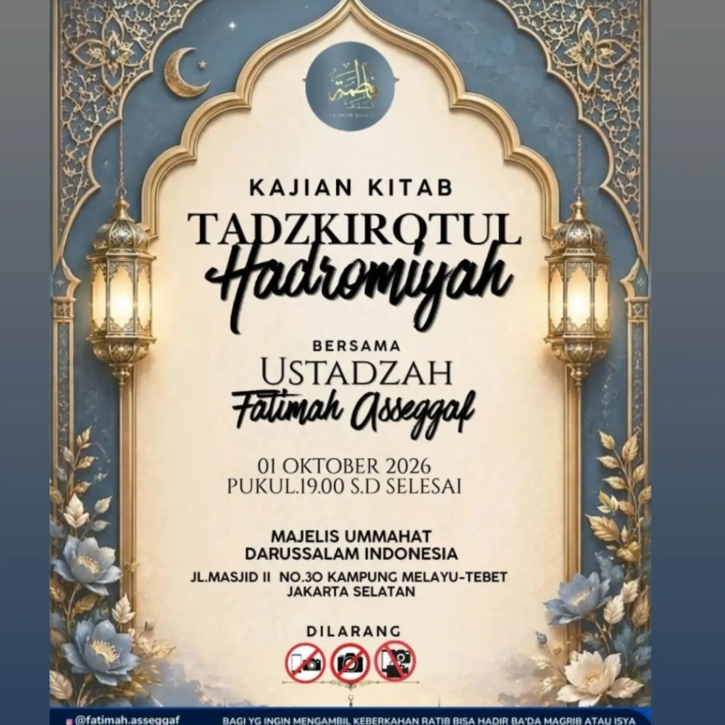 Kajian Kitab Hadromiyah