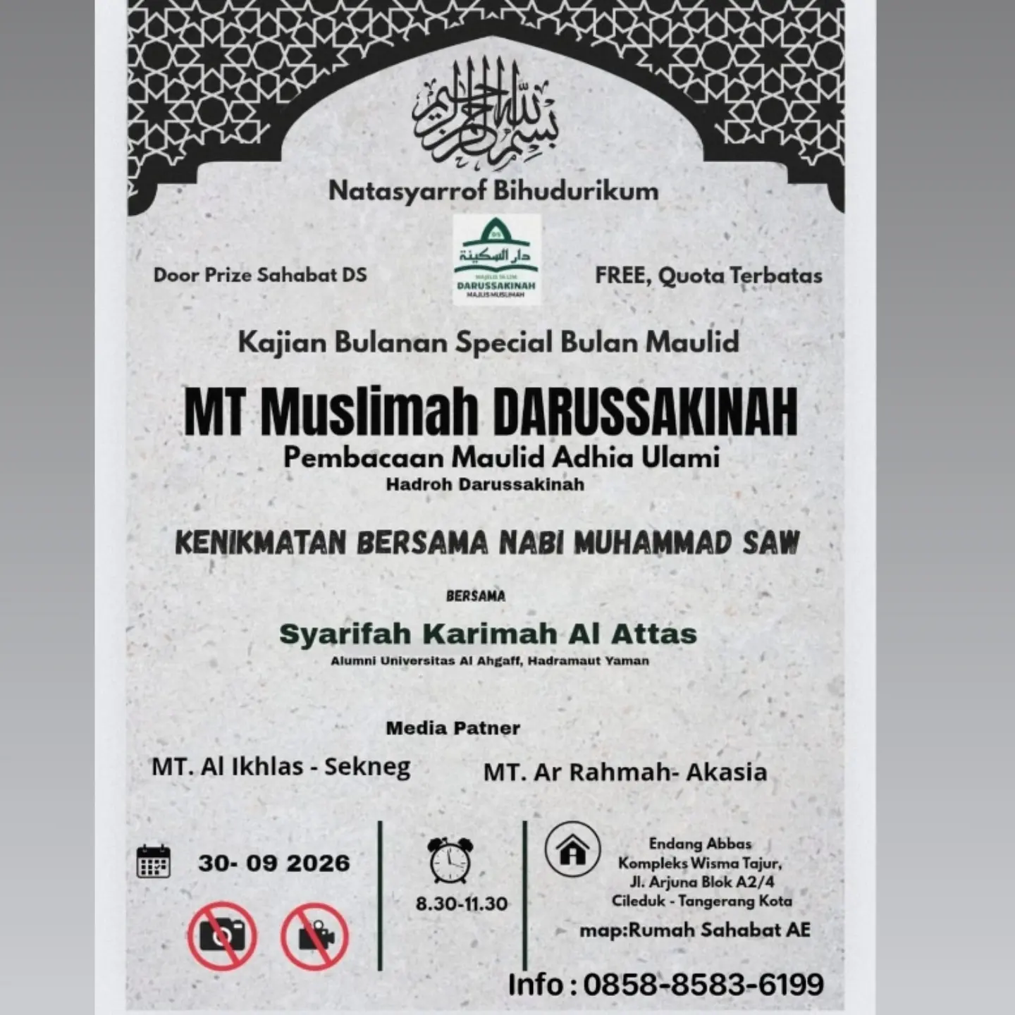 Kajian Bulanan Special Bulan Maulid