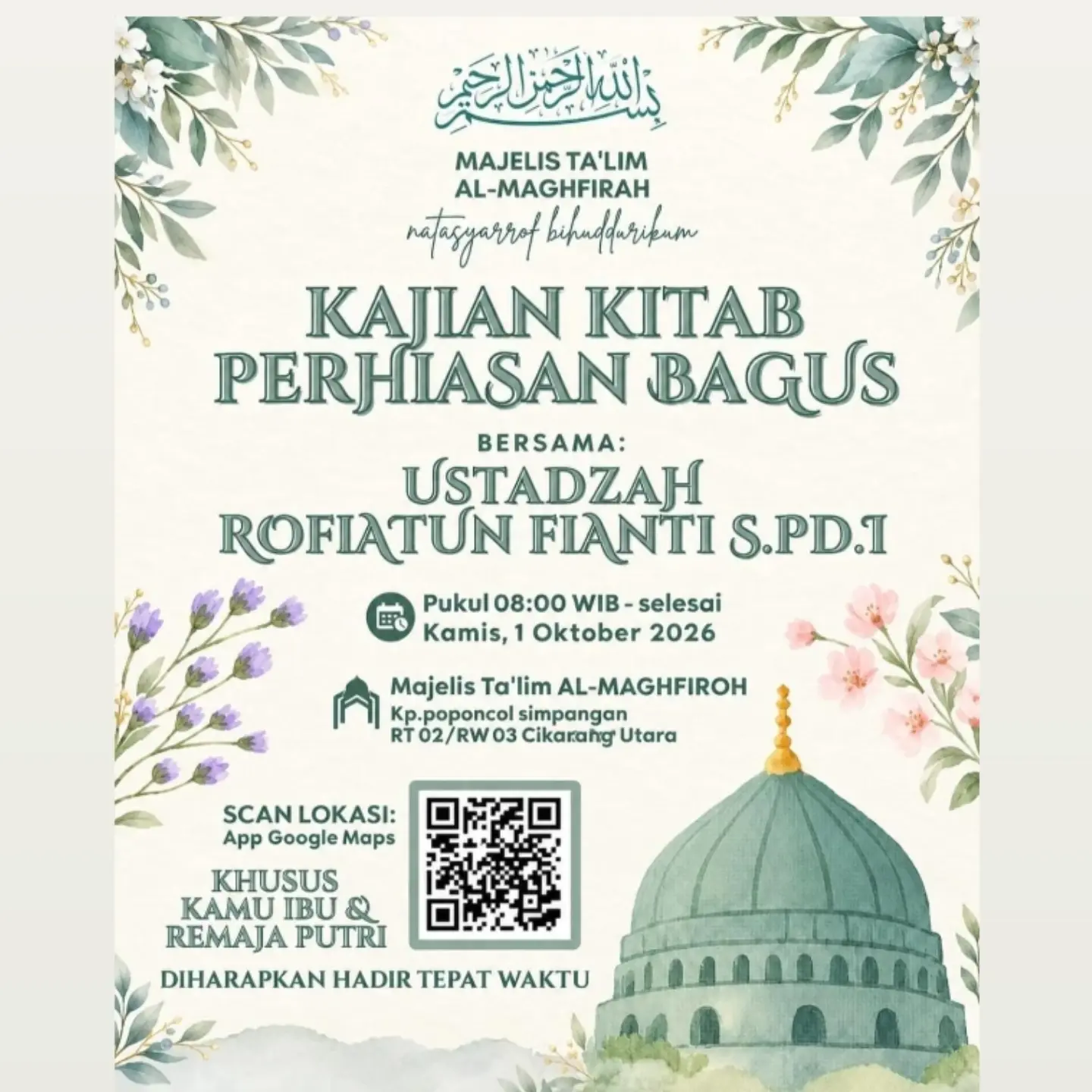 KAJIAN KITAB PERHIASAN BAGUS