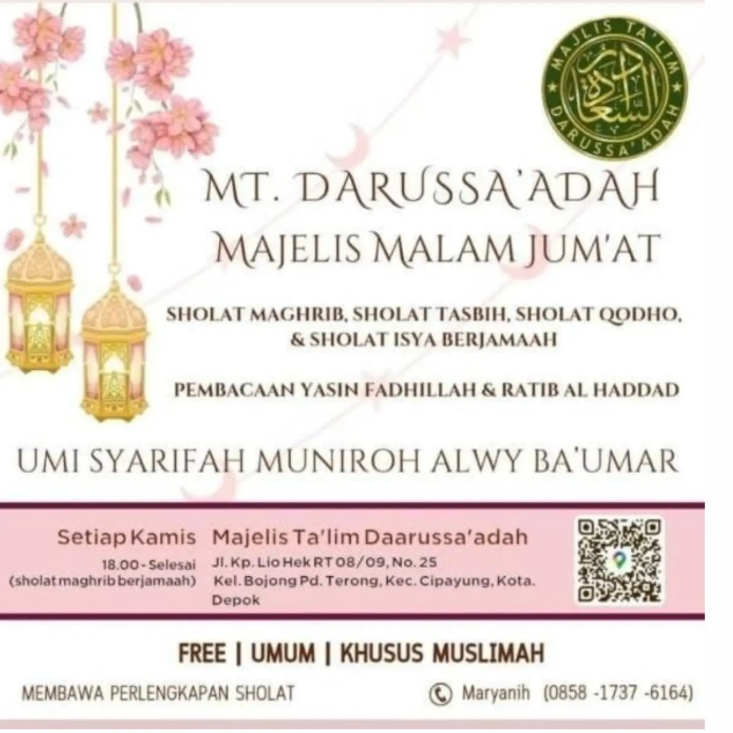 Majelis Malam Jumat Daarussa'adah