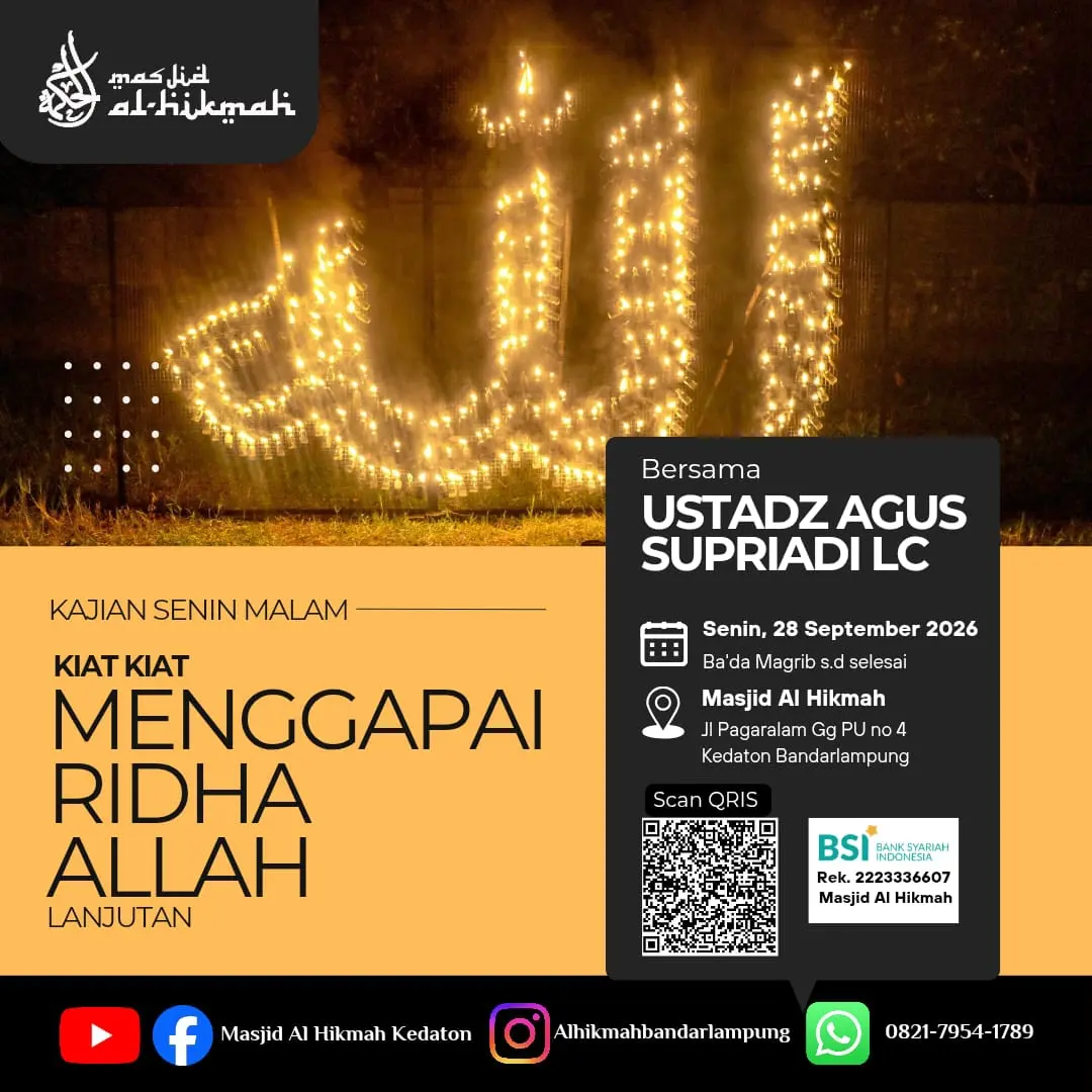 Kiat Kiat Menggapai Ridha Allah