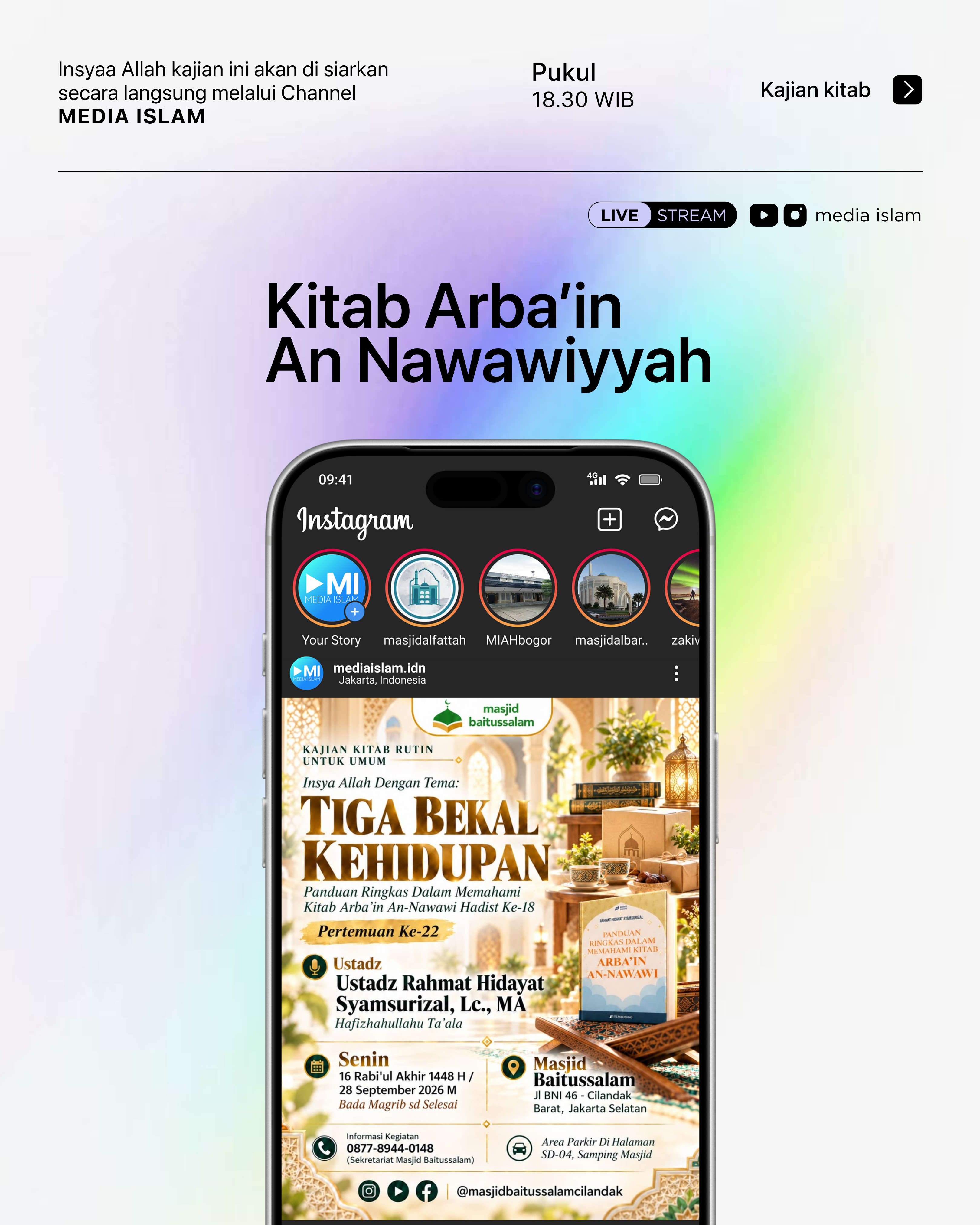 Kajian kitab Arba'in An Nawawiyyah