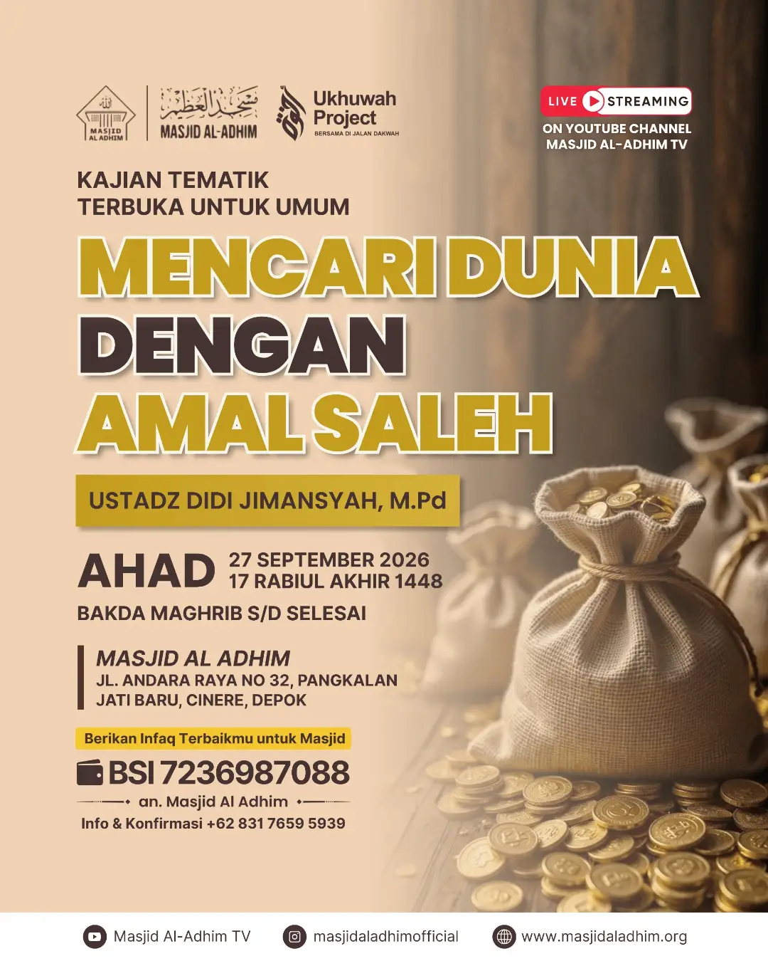 Mencari Dunia Dengan Amal Saleh