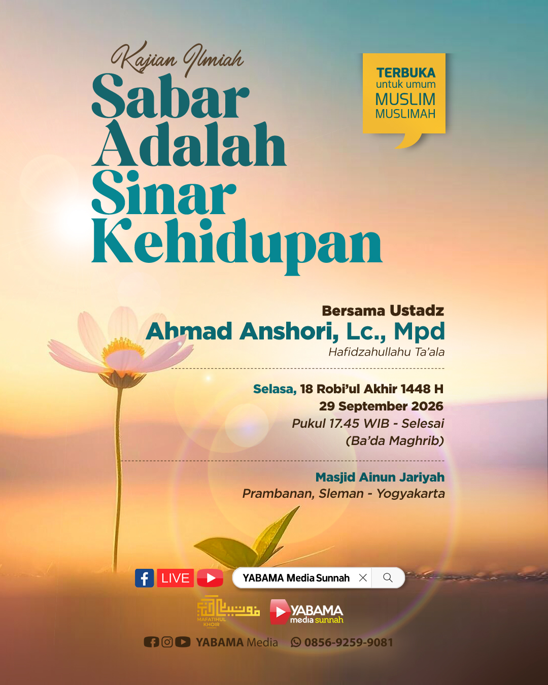 Sabar Adalah Sinar Kehidupan