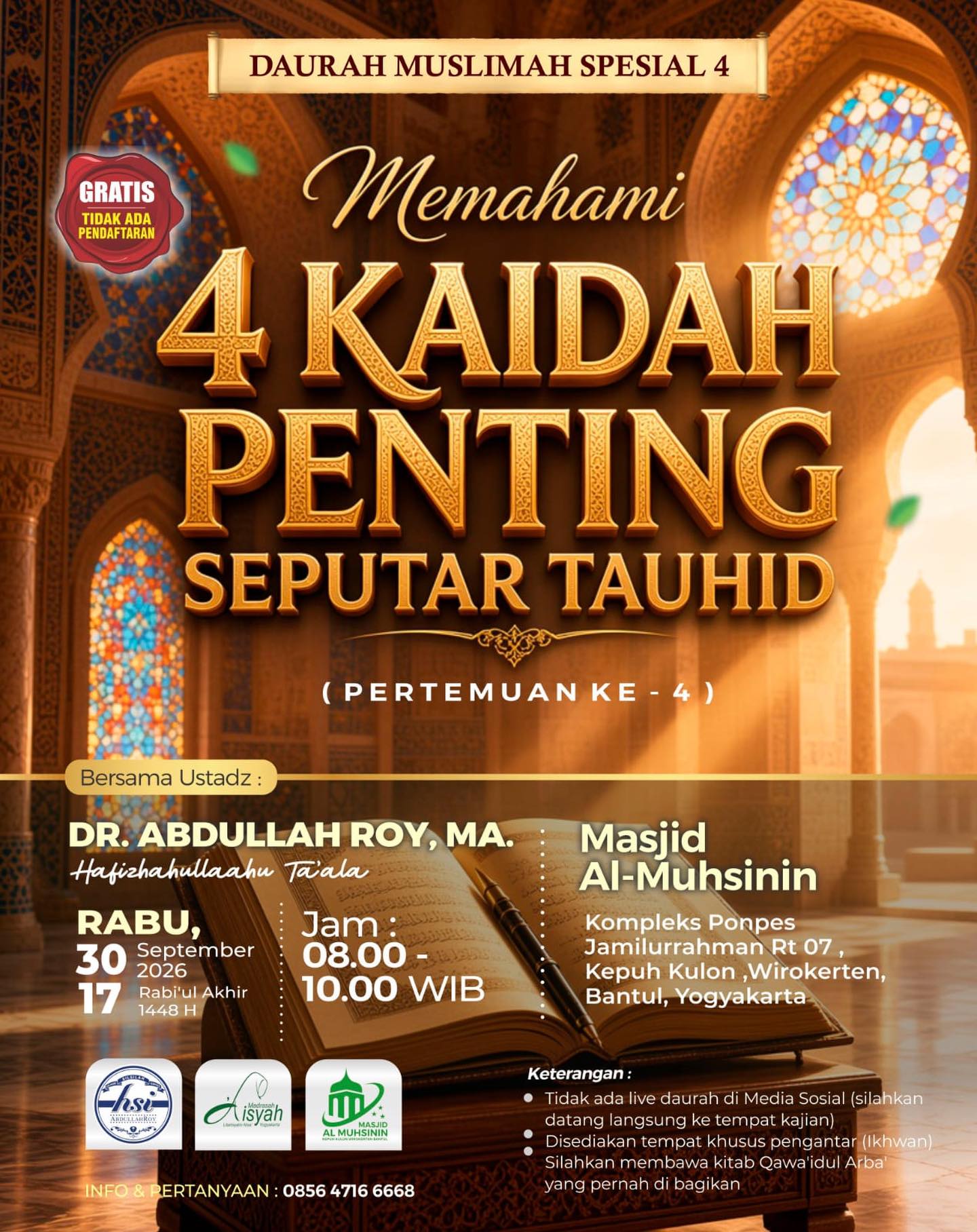 Memahami 4 Kaidah Penting Seputar Tauhid