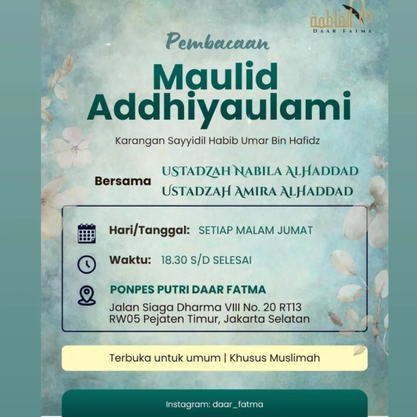 Pembacaan Maulid Addhiyyaulami