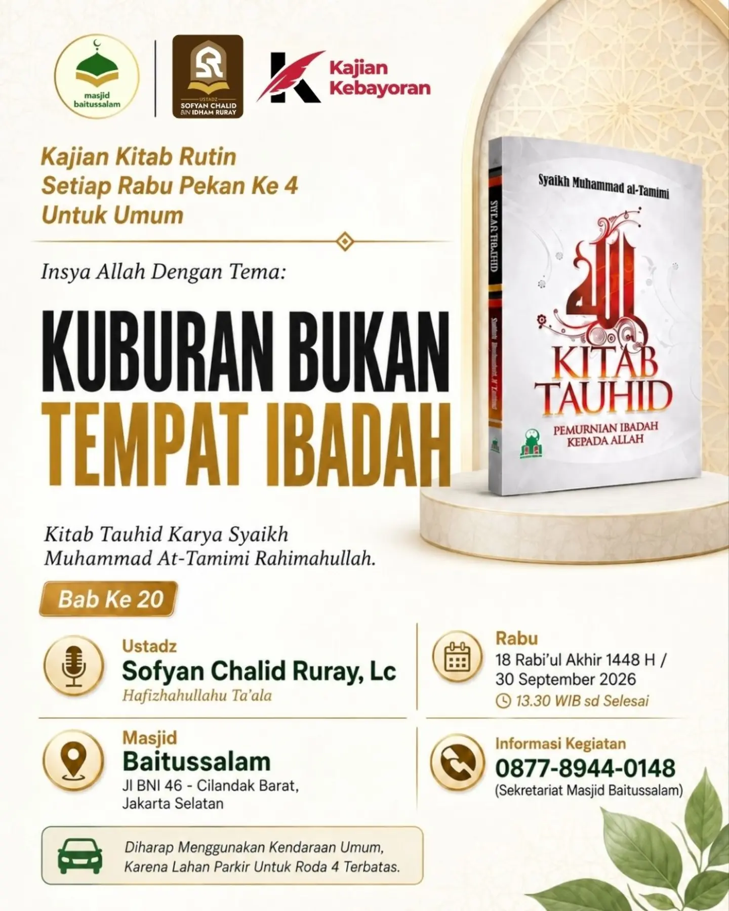 KUBURAN BUKAN TEMPAT IBADAH