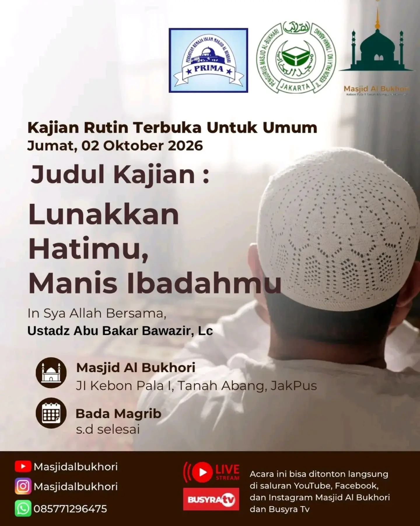Kajian Rutin Terbuka Untuk Umum
