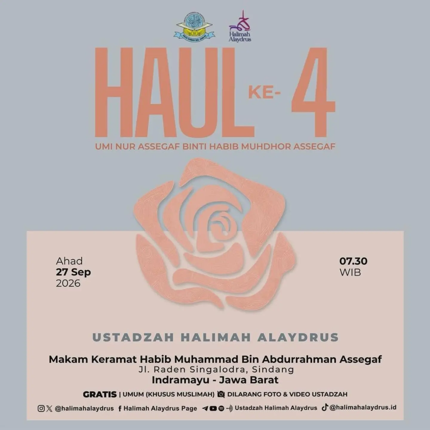 Haul ke-4 Makam Habib Muhammad Bin Abdurrahman Assegaf