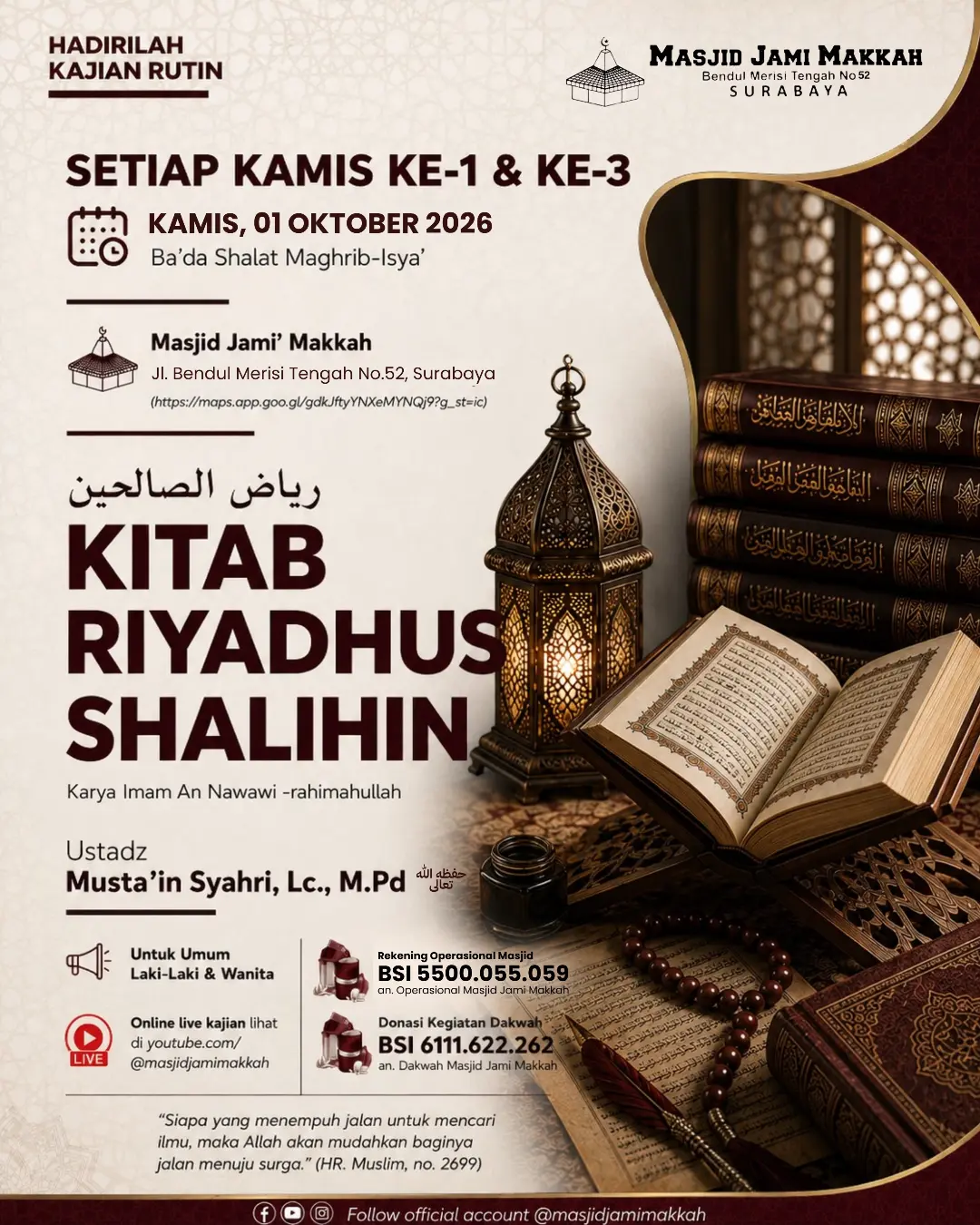 Kitab Riyadhus Shalihin