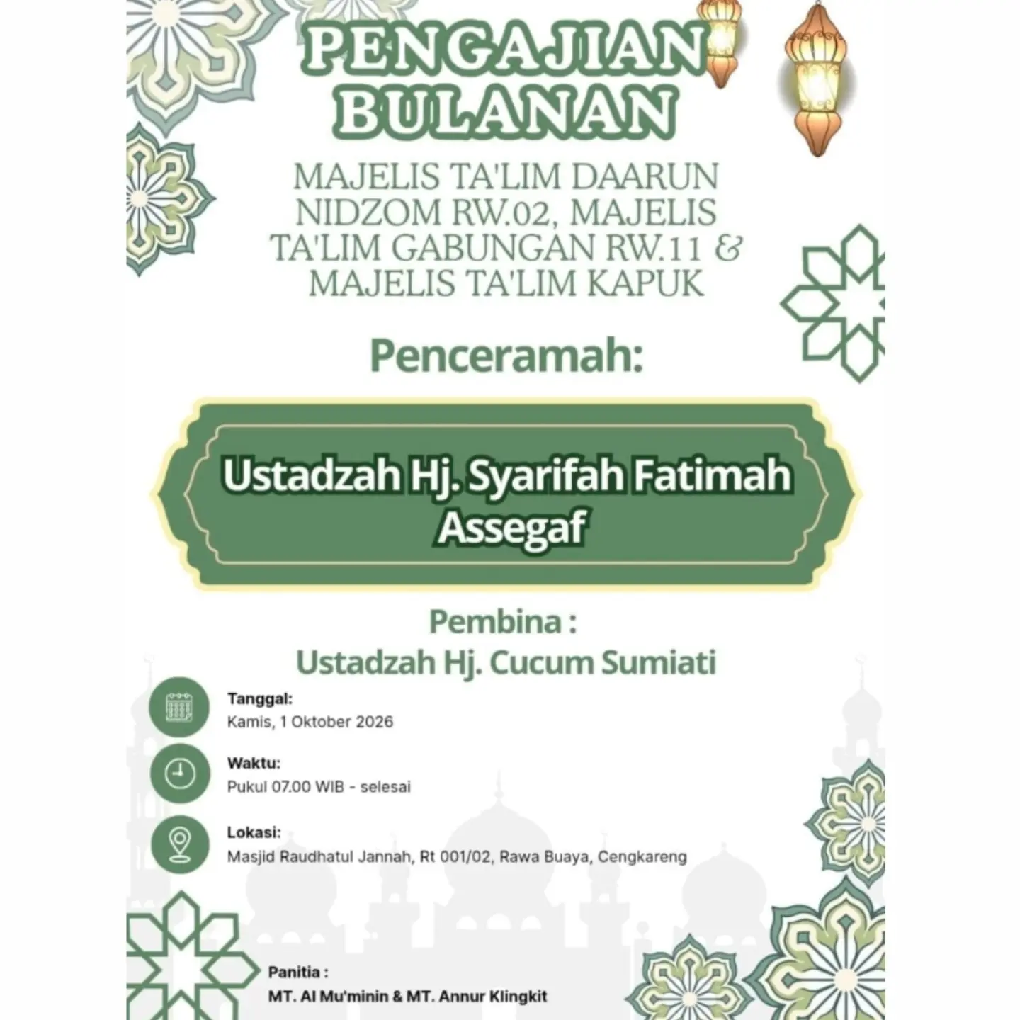 Pengajian Bulanan Muslimah