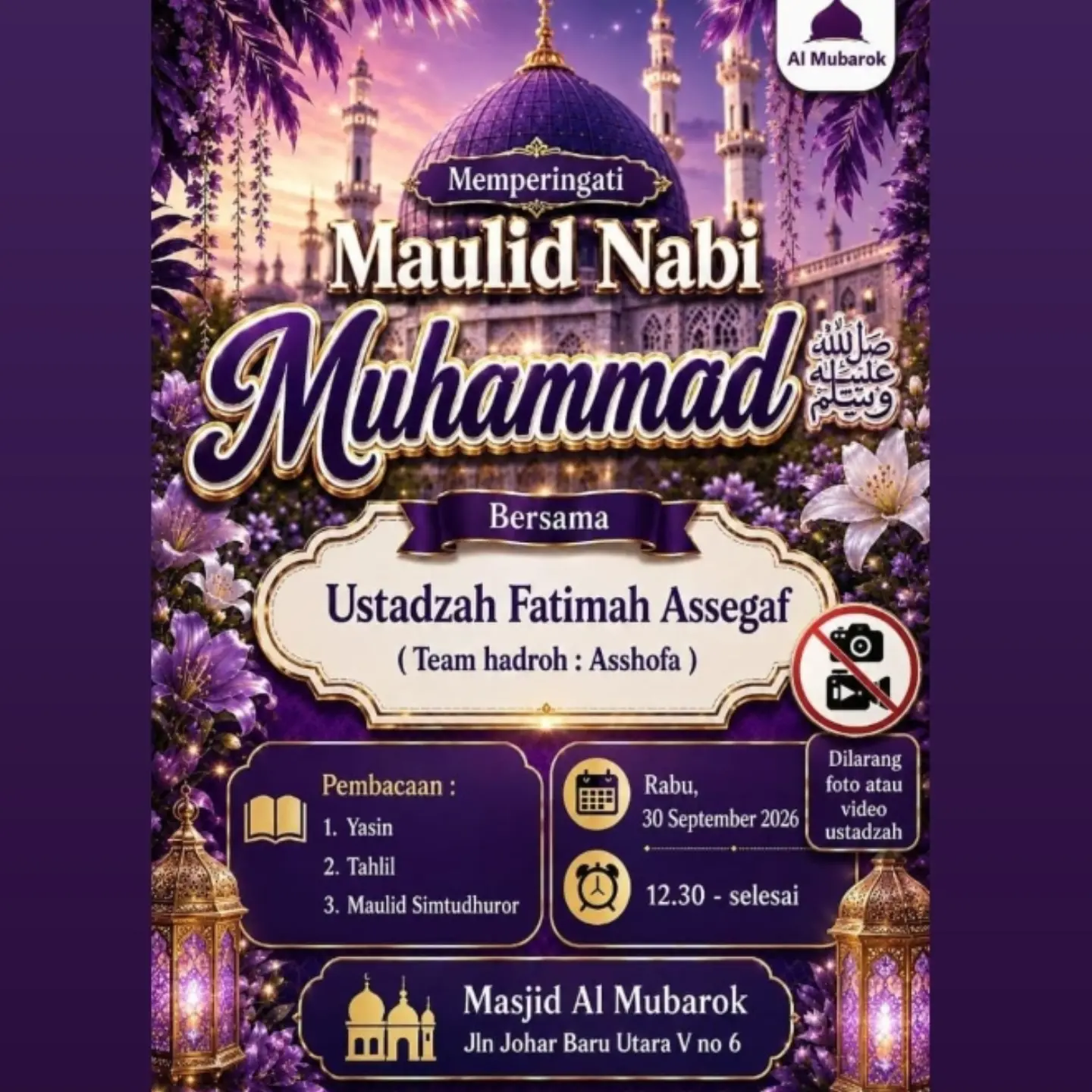 Memperingati Maulid Nabi Muhammad