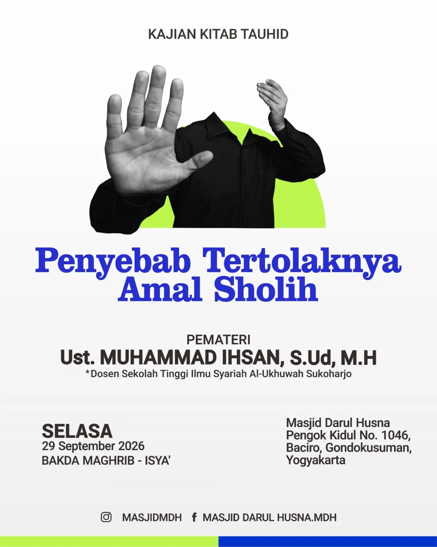 Penyebab Tertolaknya Amal Sholih