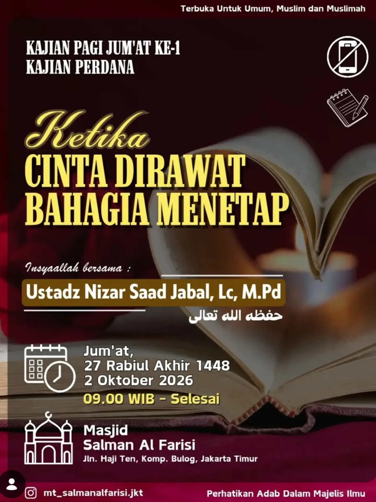 Ketika Cinta Dirawat Bahagia Menetap