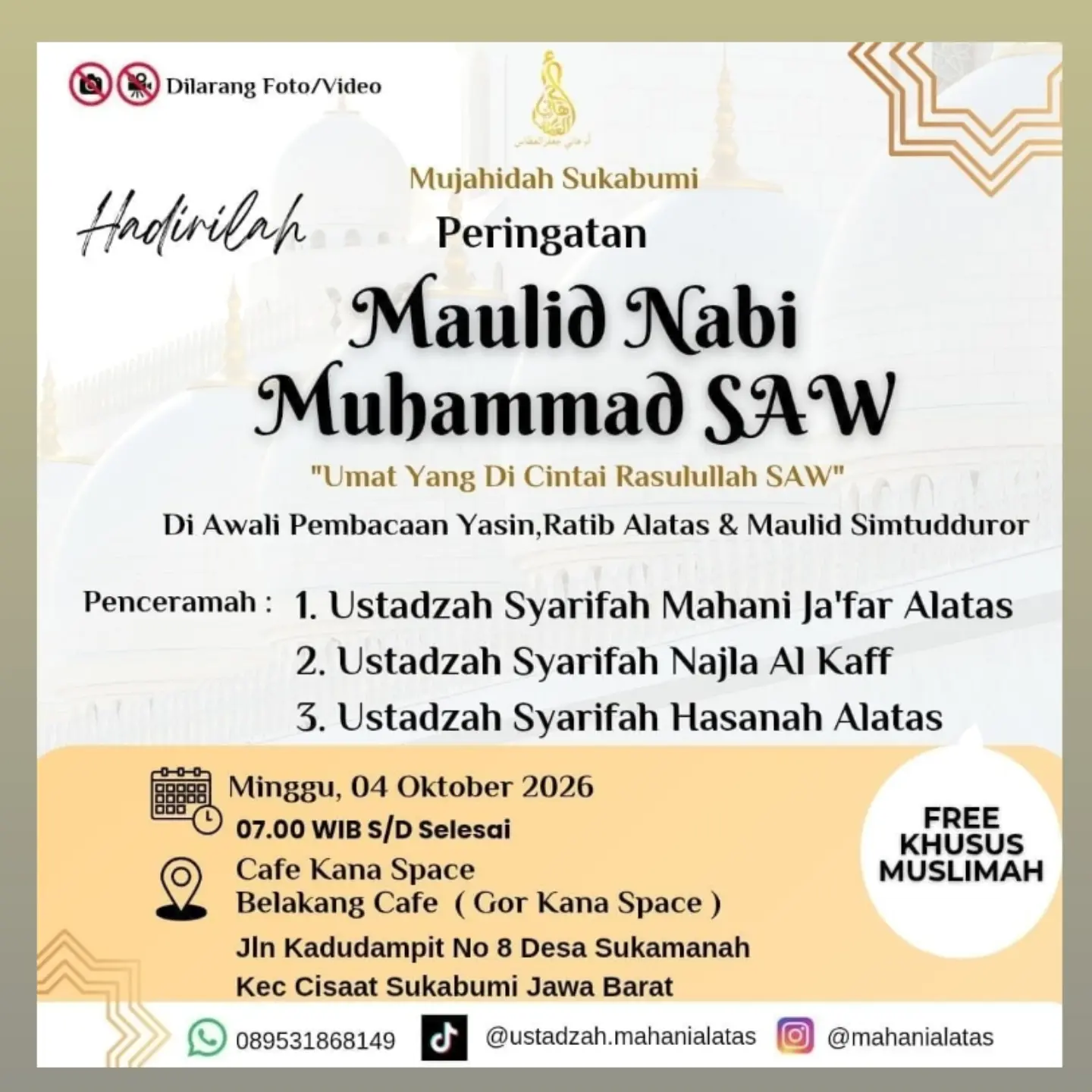 Peringatan Maulid Nabi Muhammad SAW