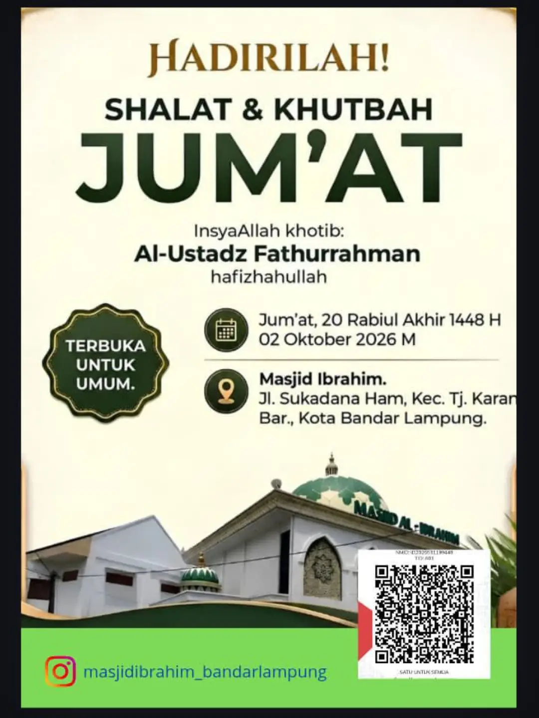 HADIRILAH! SHALAT & KHUTBAH JUM'AT