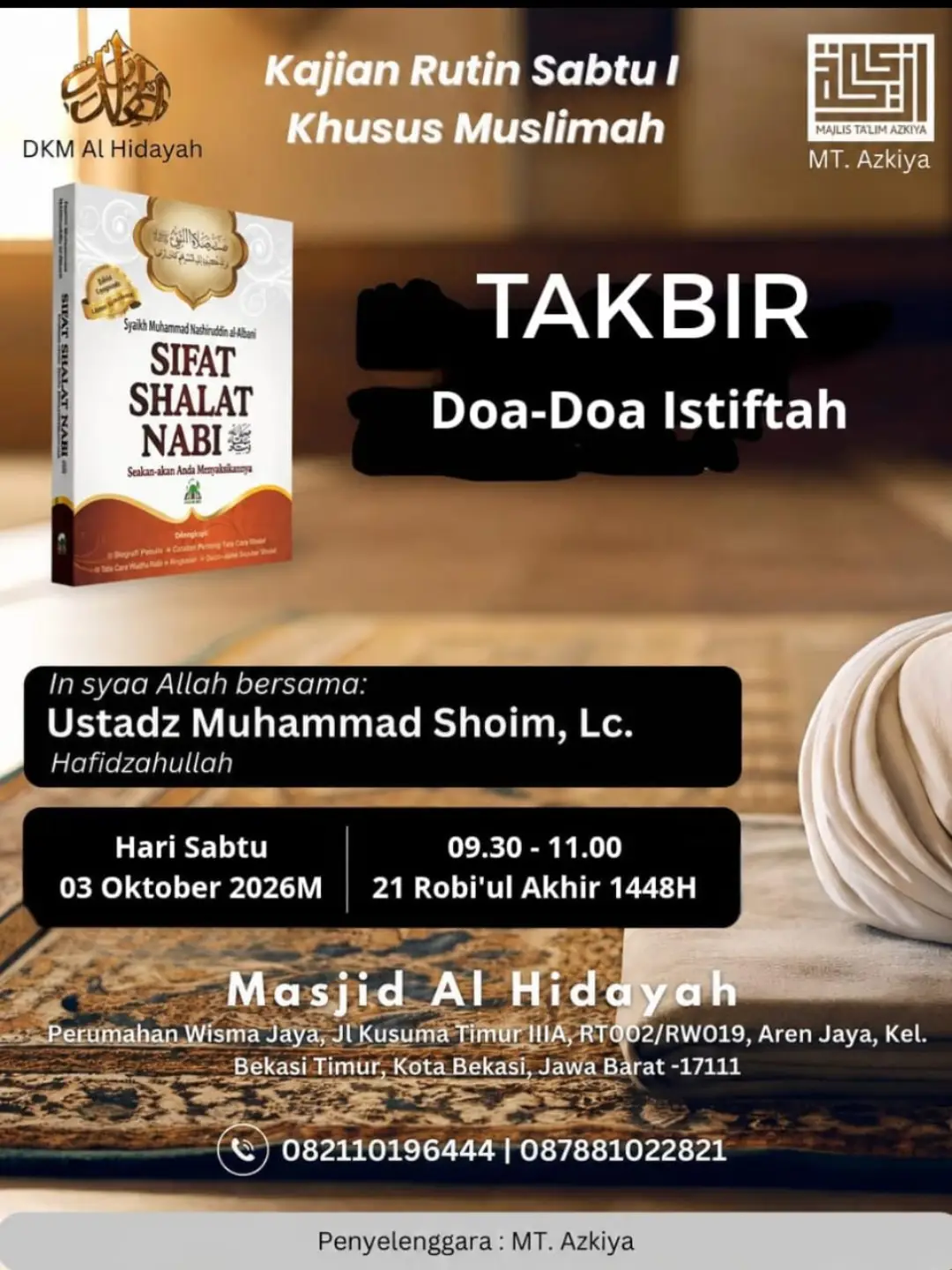 TAKBIR Doa-Doa Istiftah
