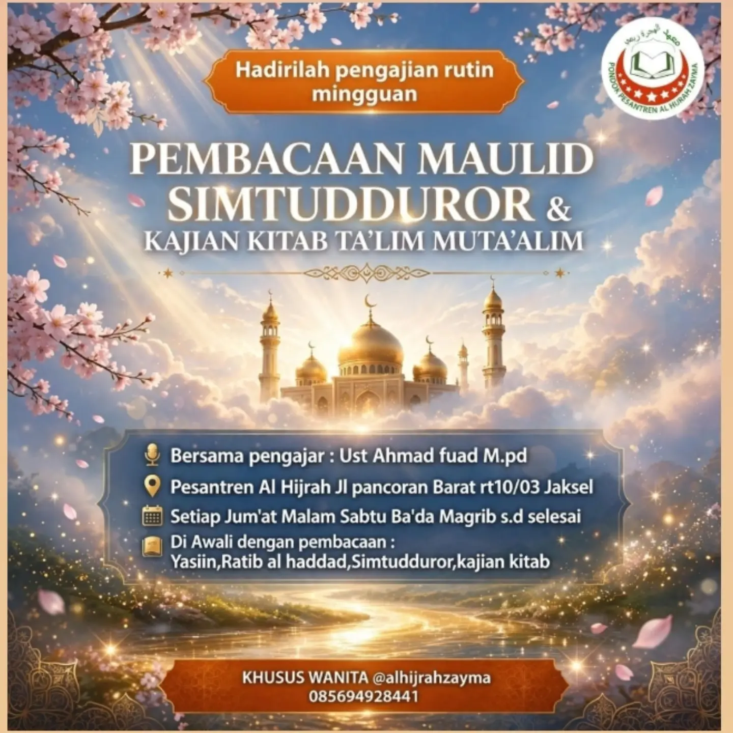 Hadirilah Pengajian Rutin Mingguan