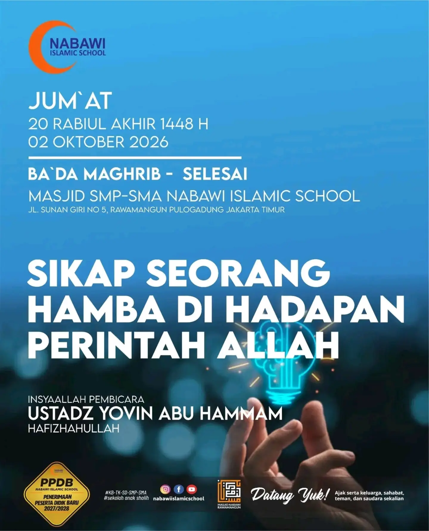 SIKAP SEORANG HAMBA DI HADAPAN PERINTAH ALLAH
