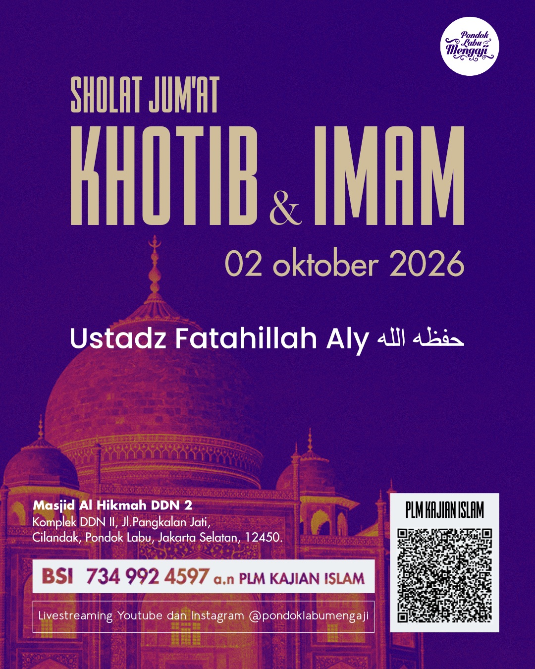 Sholat Jumat: Khotib & Imam