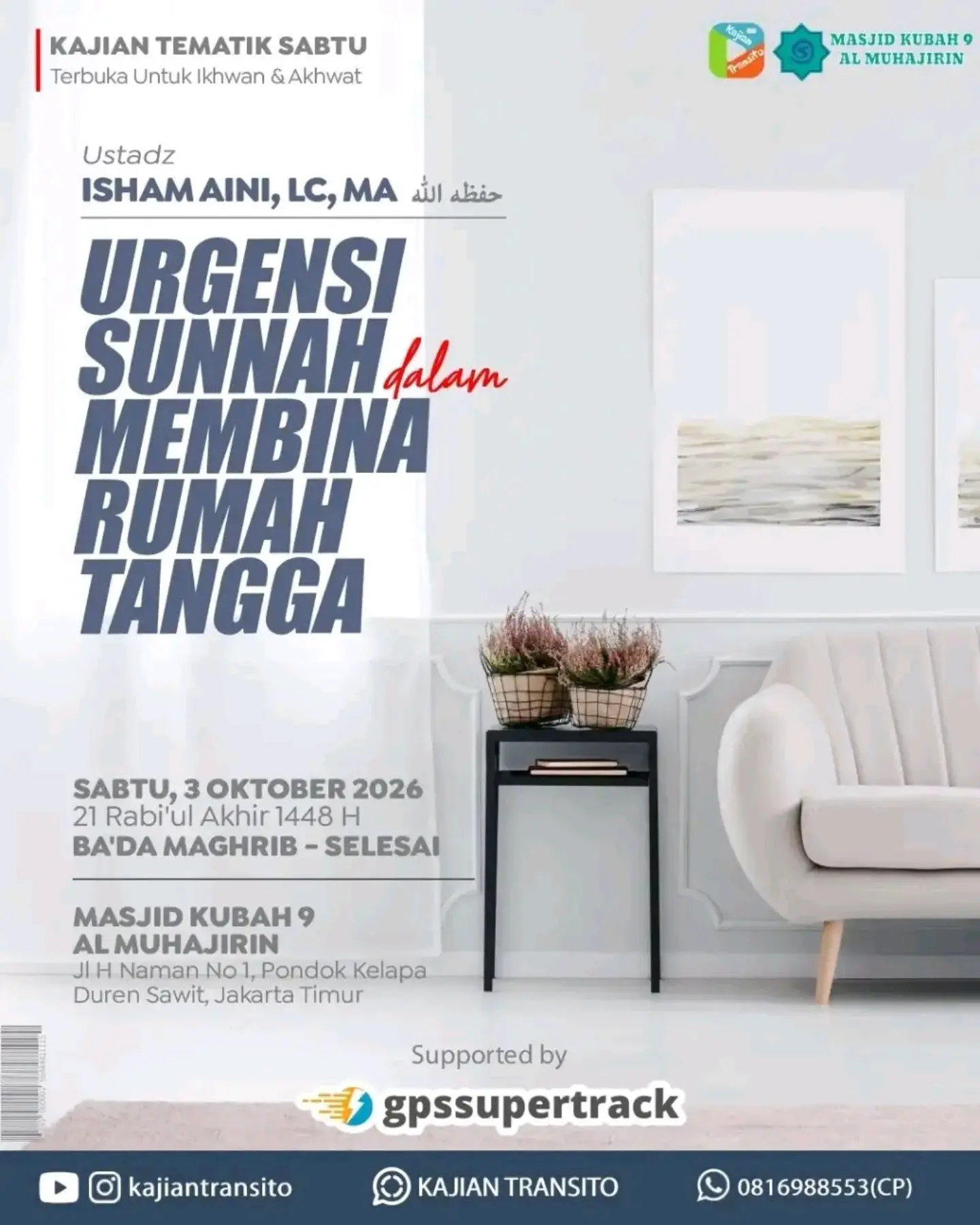 URGENSI SUNNAH dalam MEMBINA RUMAH TANGGA