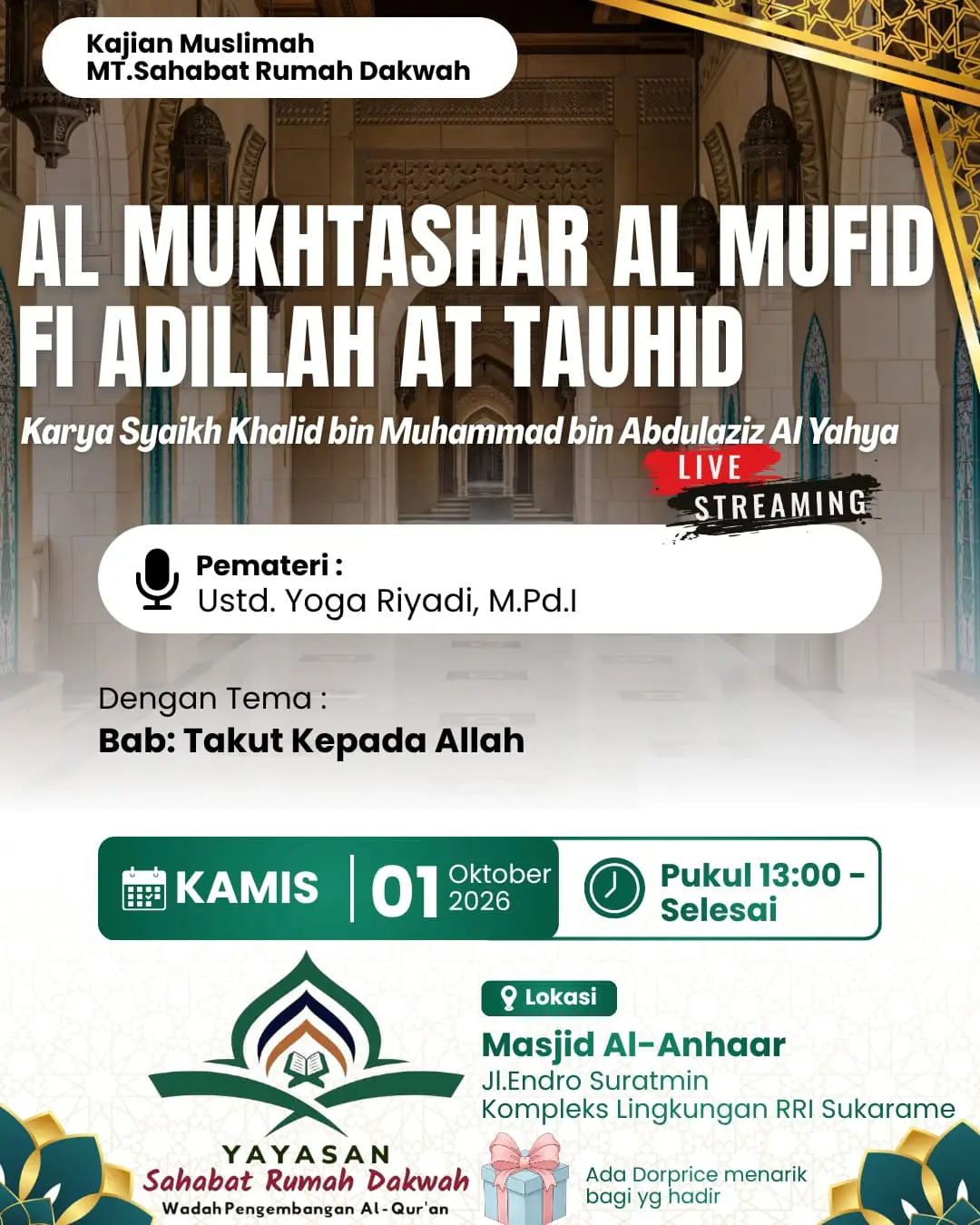 Bab: Takut Kepada Allah