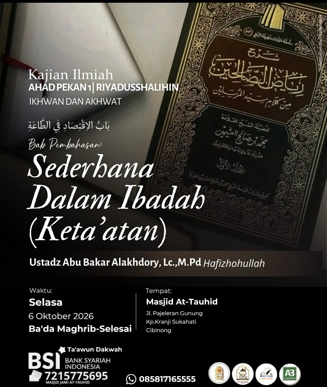 Sederhana Dalam Ibadah (Keta’atan)