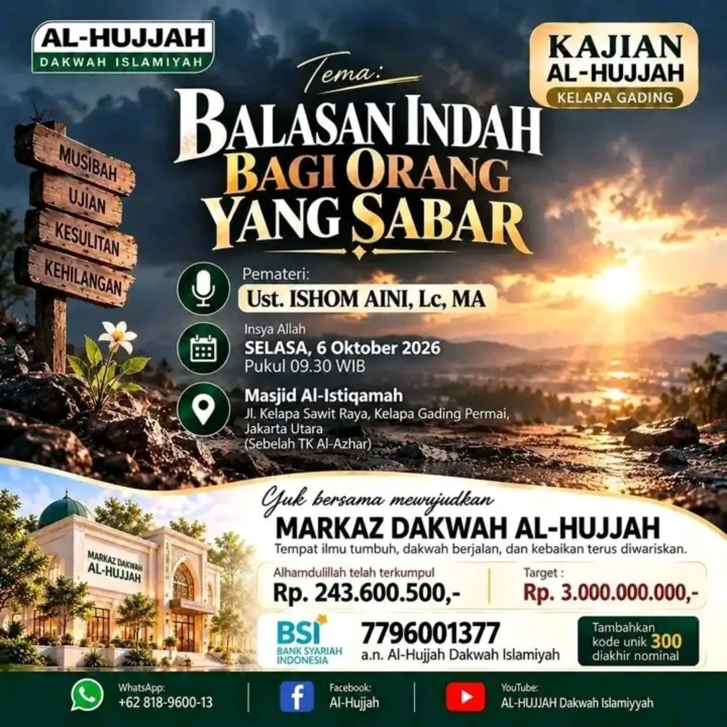 Balasan Indah Bagi Orang Yang Sabar