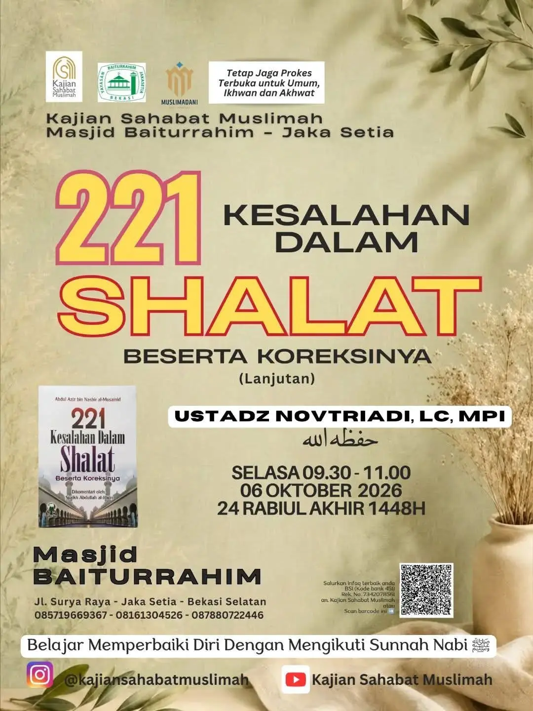 221 Kesalahan Dalam Shalat Beserta Koreksinya (Lanjutan)