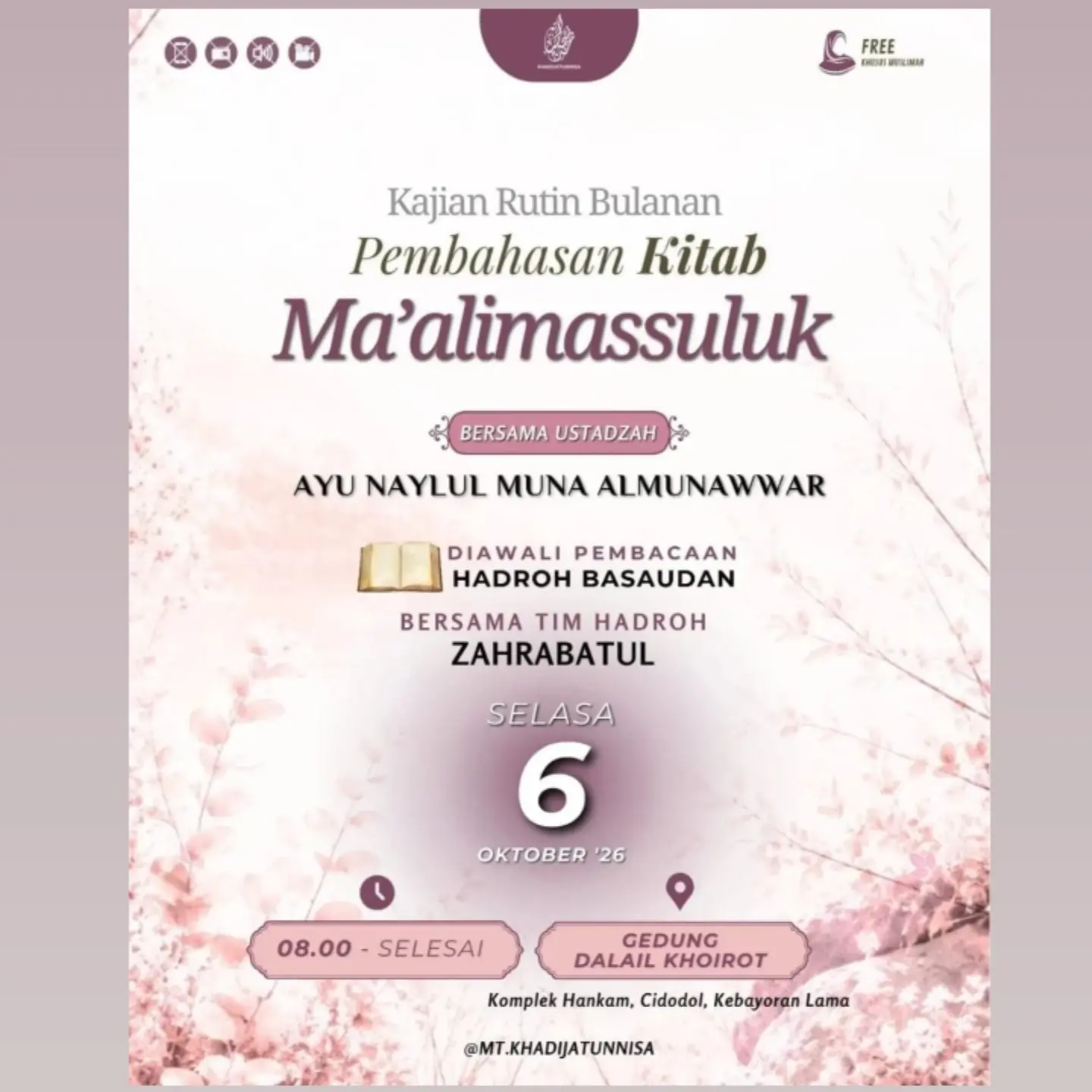 Pembahasan Kitab Ma'alimassuluk