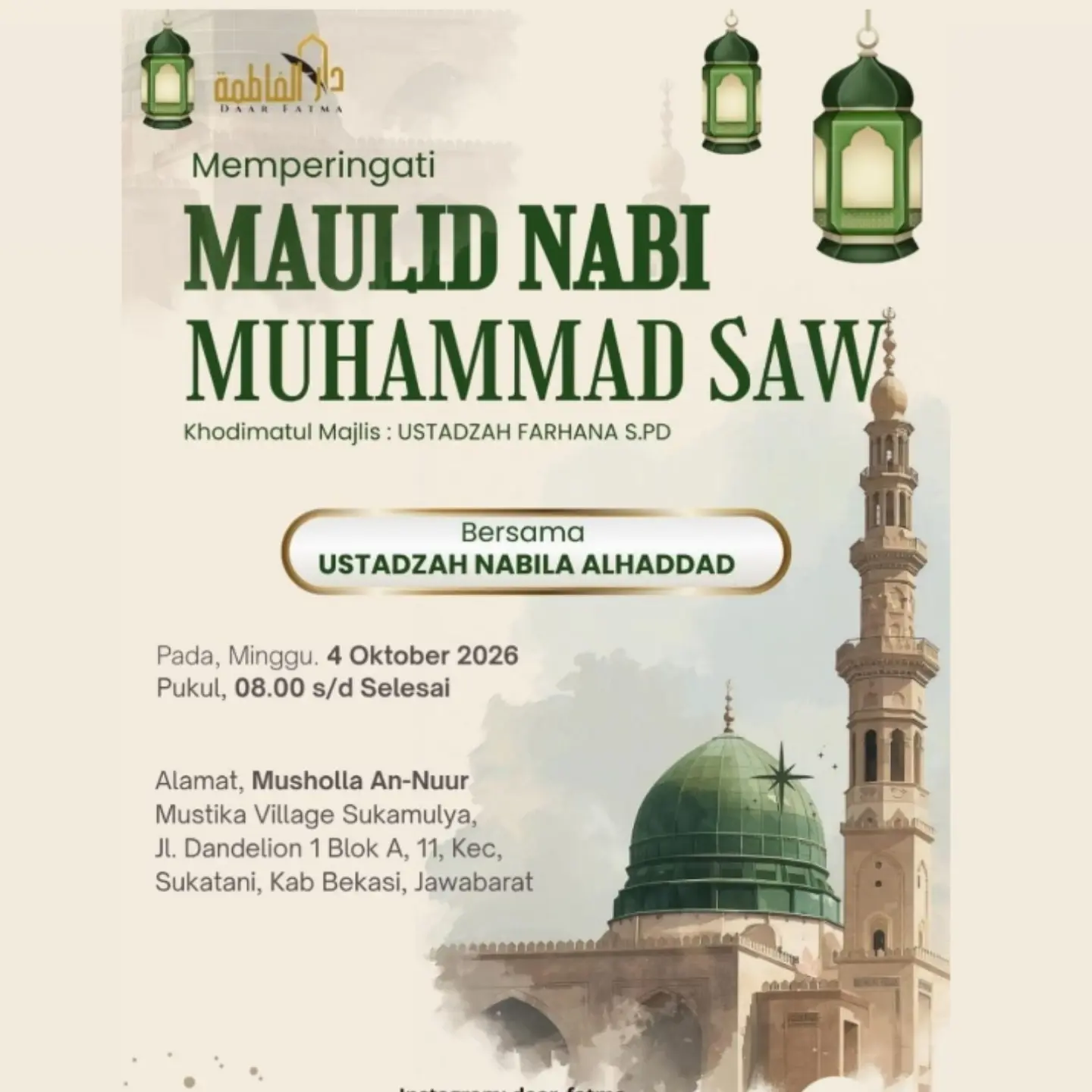 Memperingati Maulid Nabi Muhammad SAW