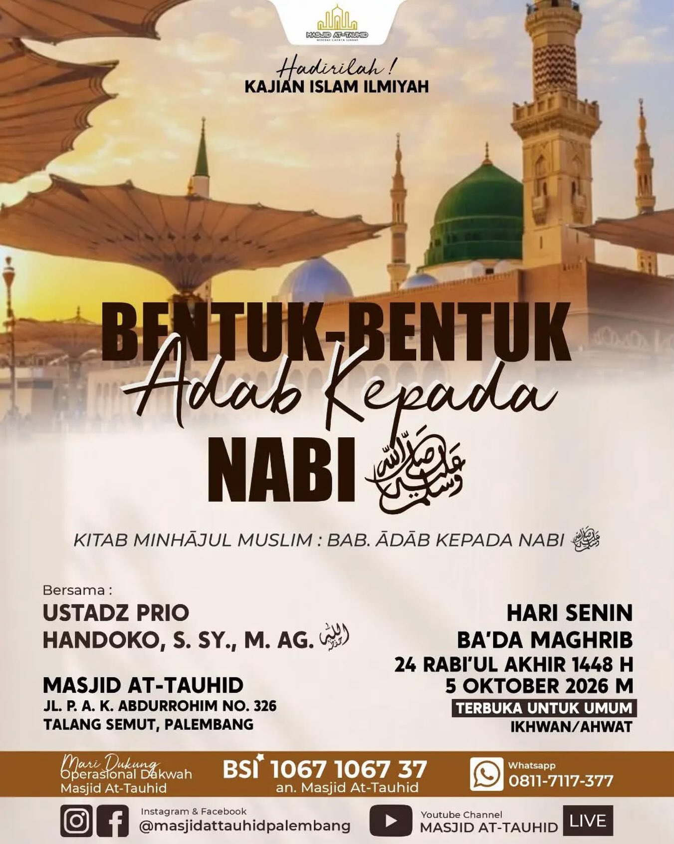Bentuk-Bentuk Adab Kepada Nabi