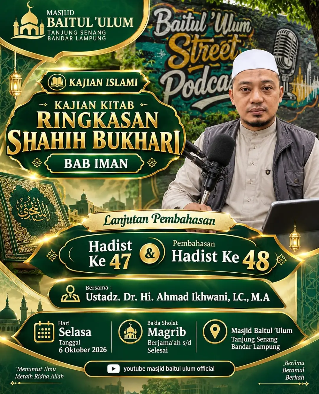 Kajian Kitab Ringkasan Shahih Bukhari
