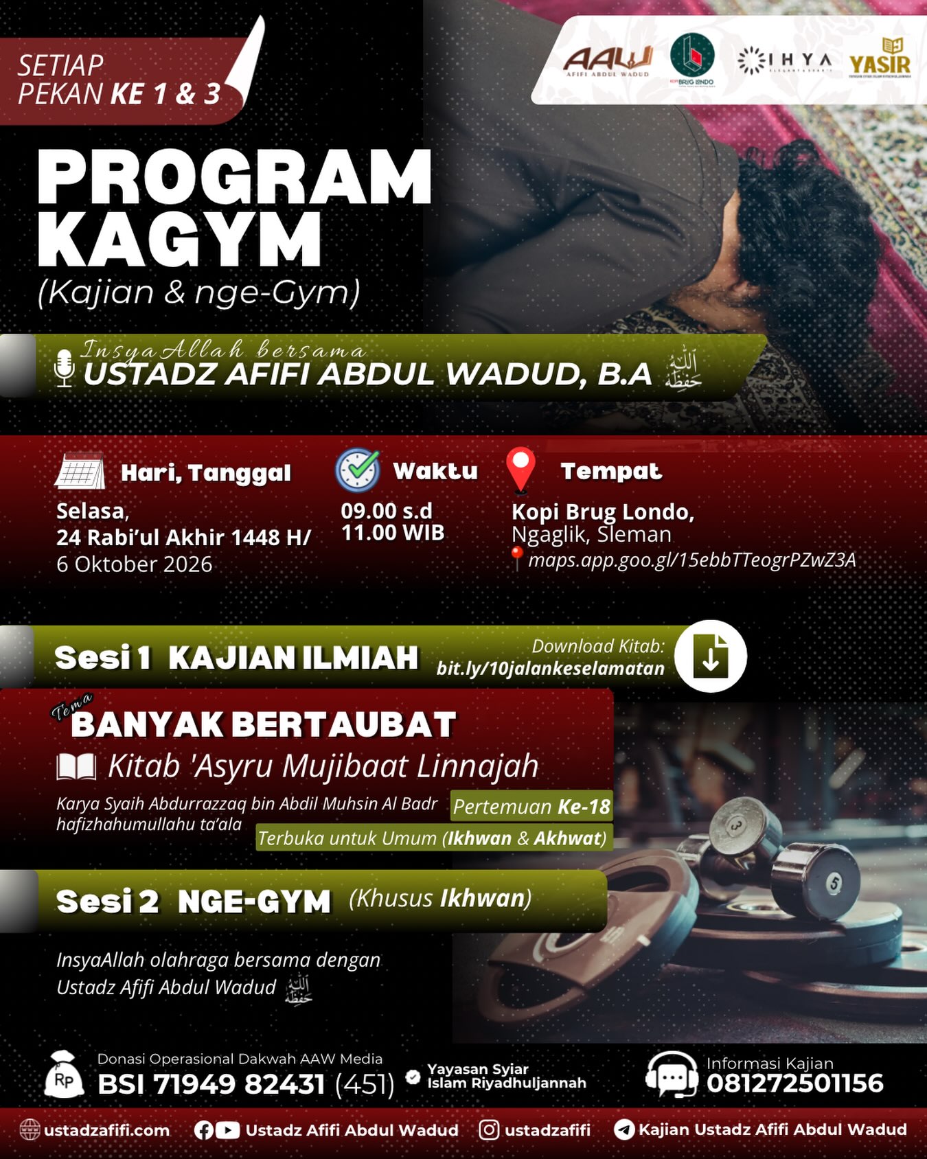 Program KaGym (Kajian & nge-Gym)