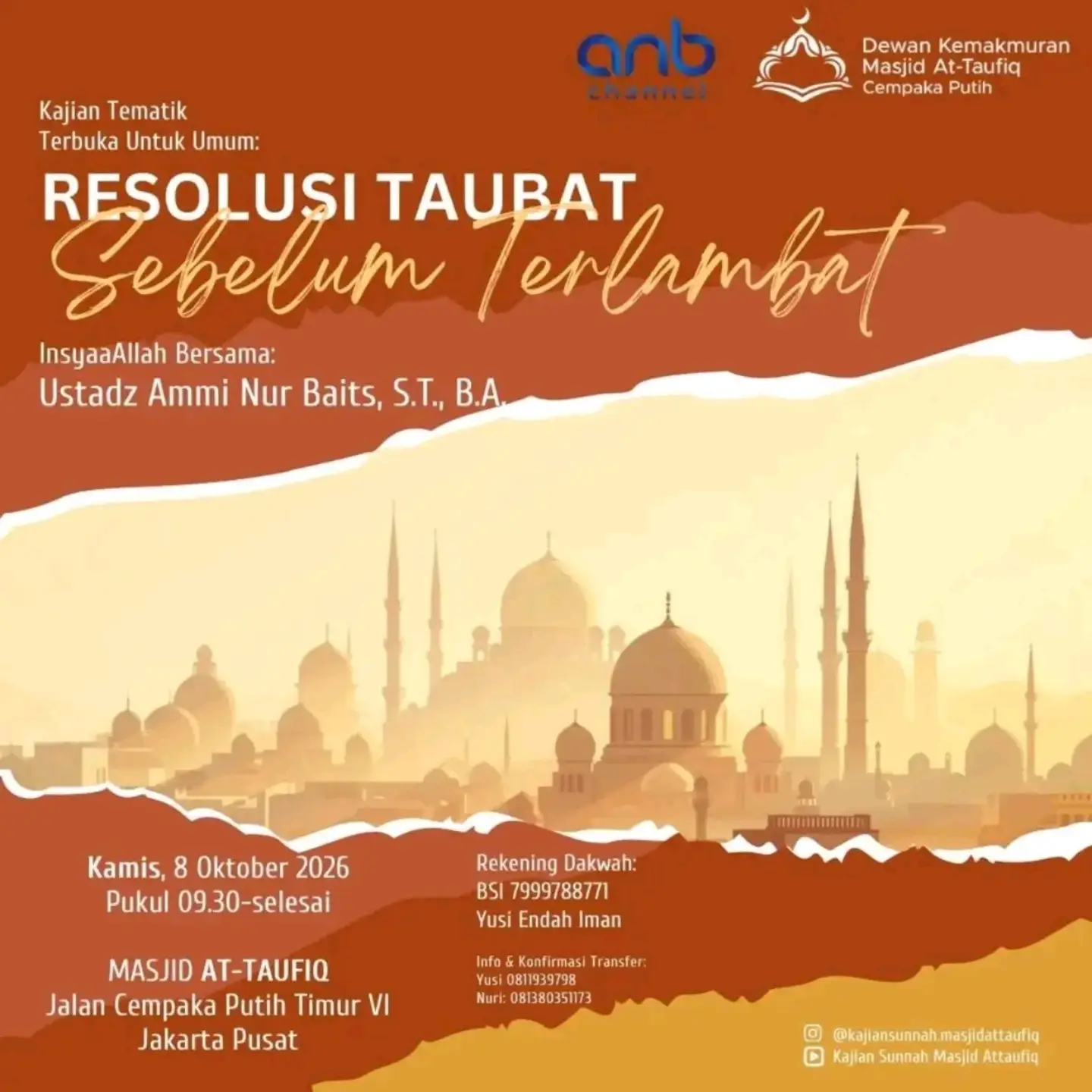 Resolusi Taubat Sebelum Terlambat
