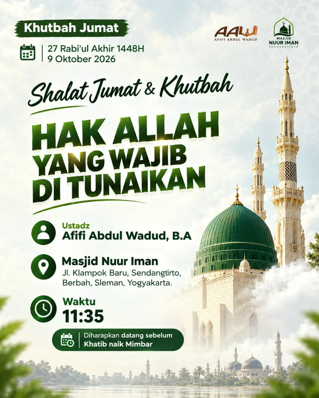 Hak Allah yang Wajib Ditunaikan