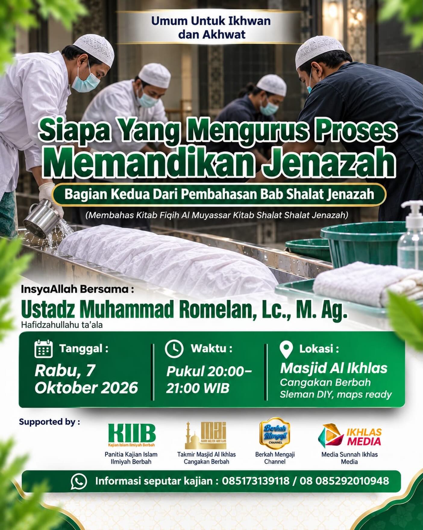 Siapa Yang Mengurus Proses Memandikan Jenazah