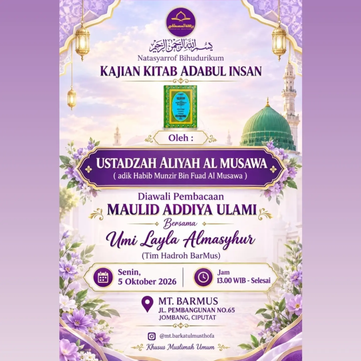 Kajian Kitab Adabul Insan