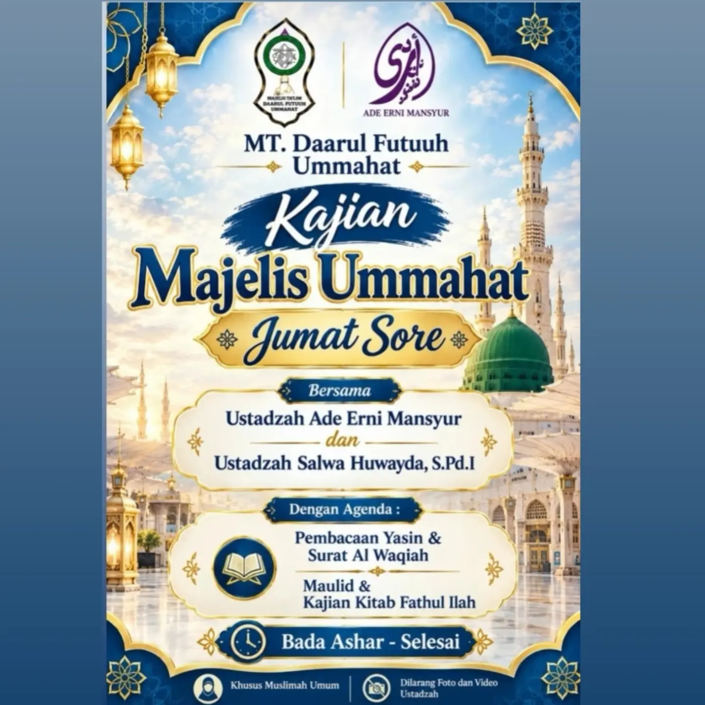 Kajian Majelis Ummahhat Jumat Sore