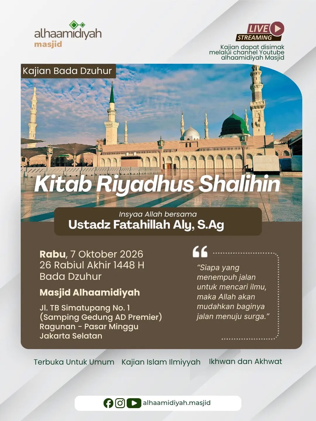 Kitab Riyadhus Shalihin