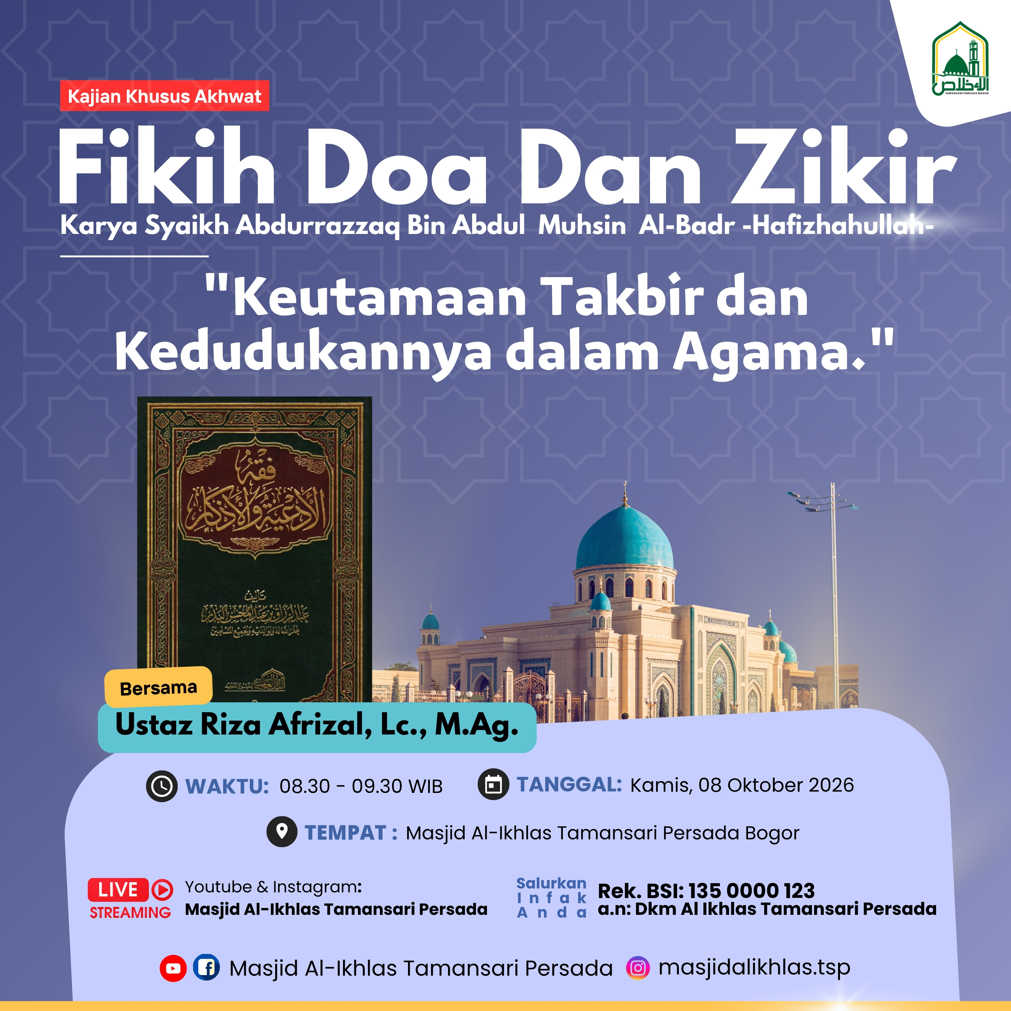 Keutamaan Takbir dan Kedudukannya dalam Agama