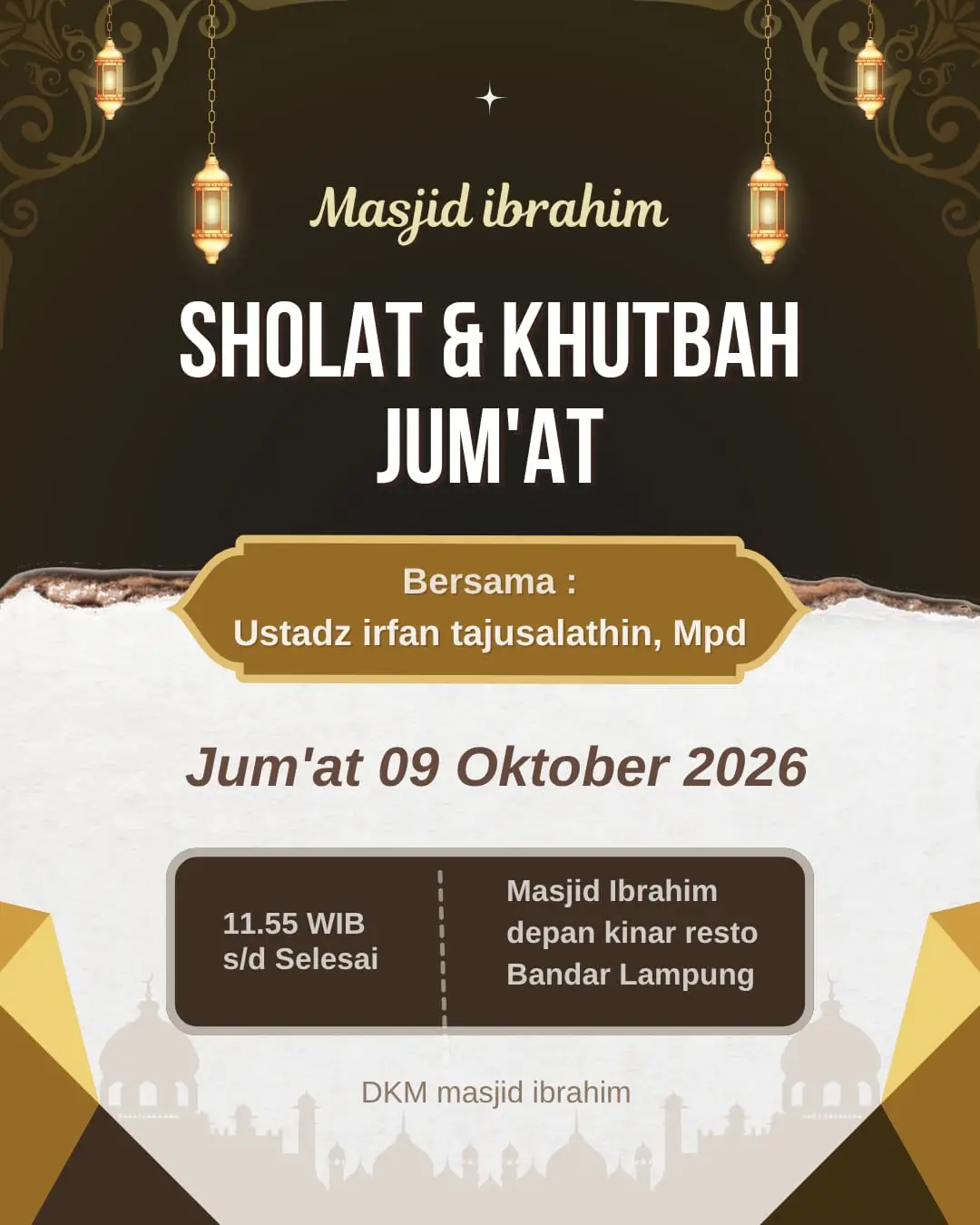 SHOLAT & KHUTBAH JUM'AT